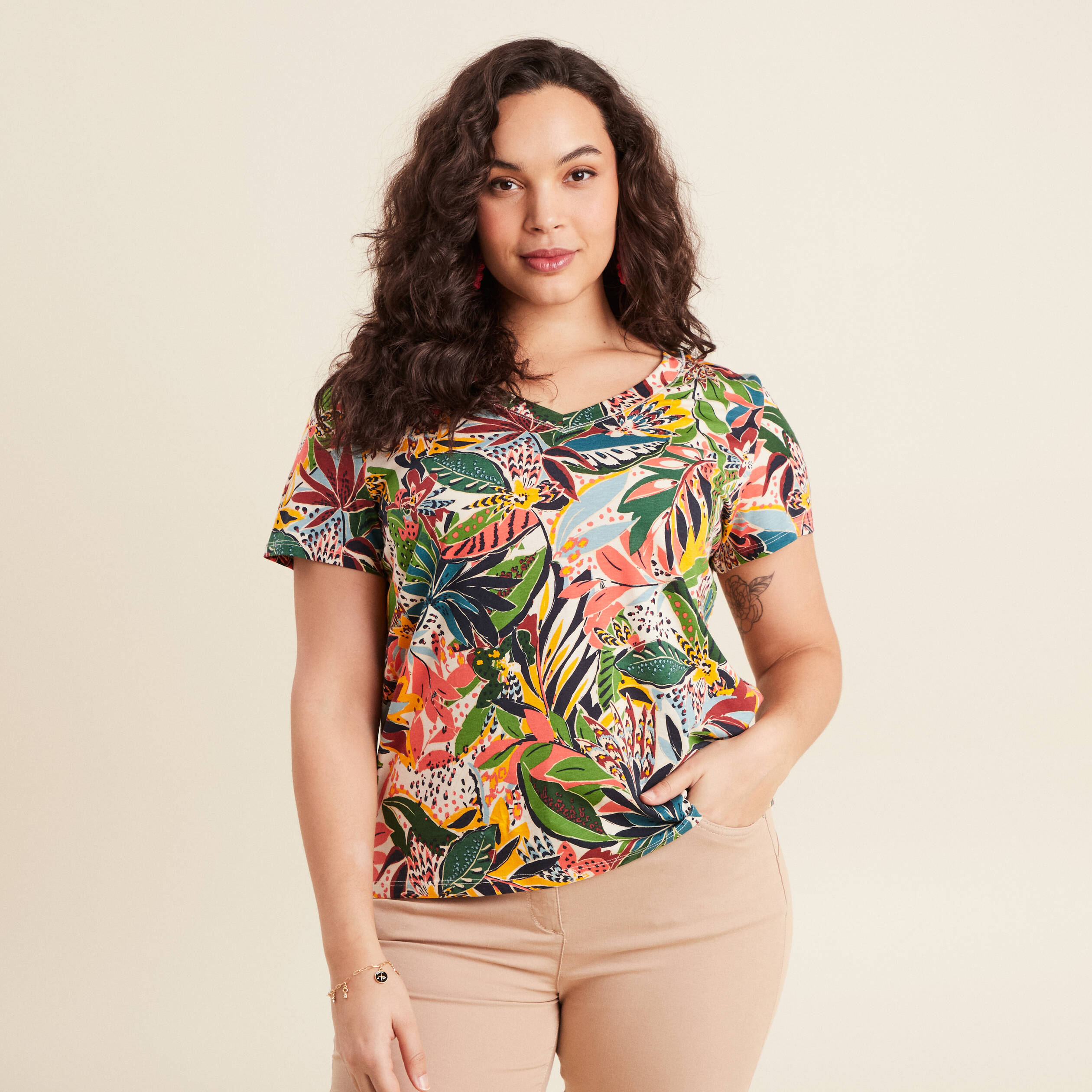t shirt manches courtes bleu ciel femme T-shirt manches courtes bleu ciel femme