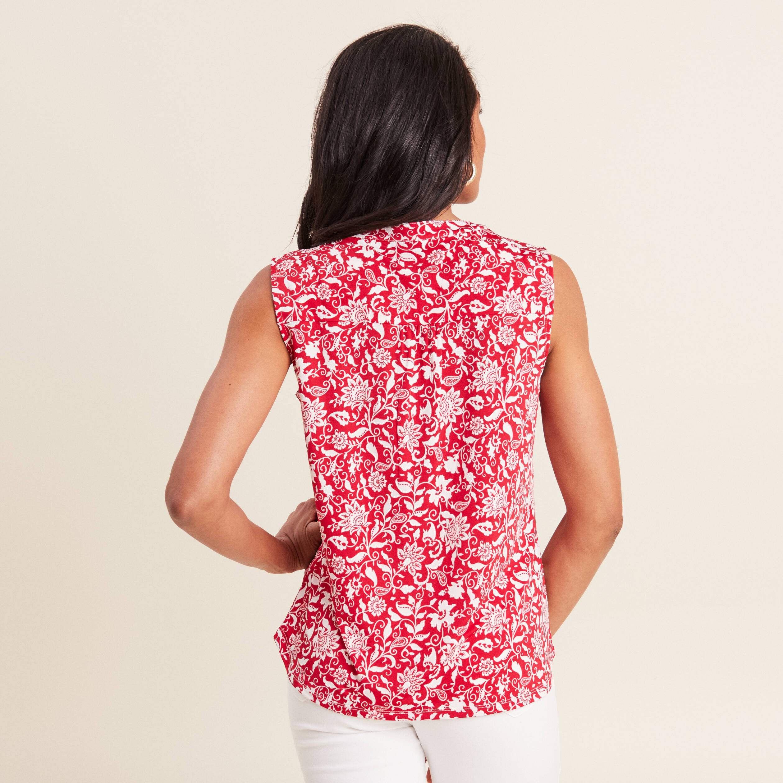 debardeur sans manches rouge femme Débardeur sans manches rouge femme