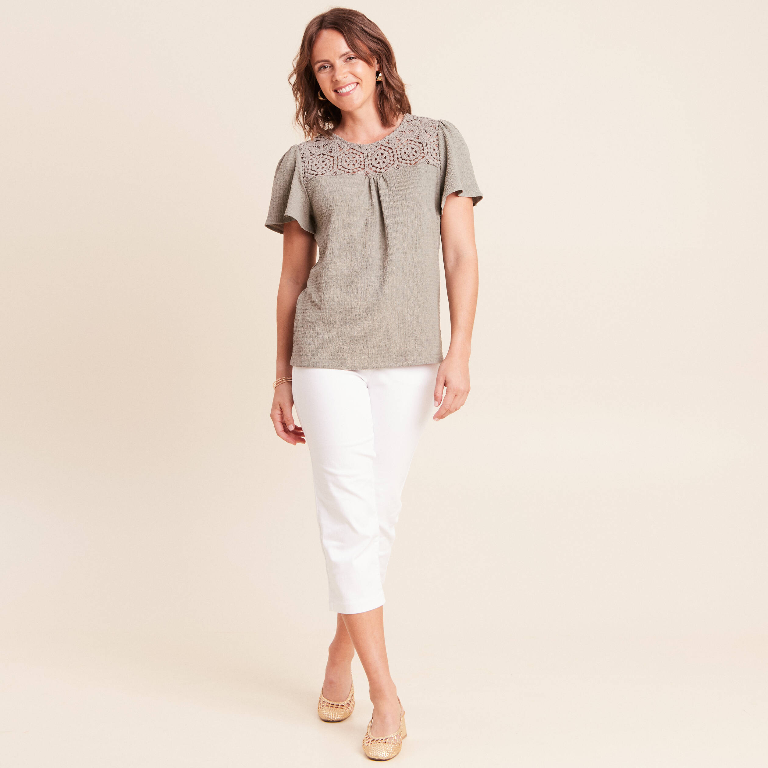 Pantalon magique l'unique blanc femme