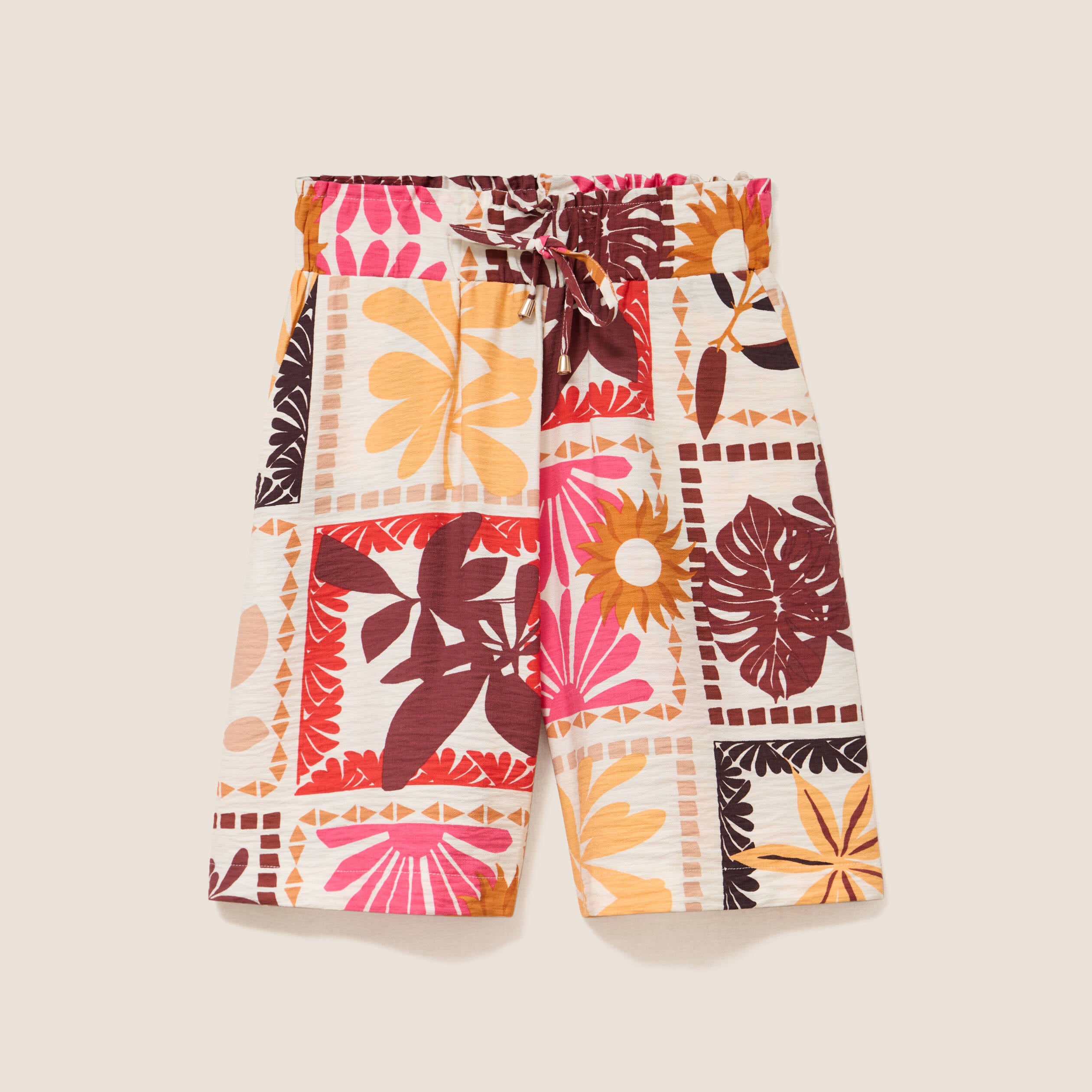 Bermuda multicolore femme