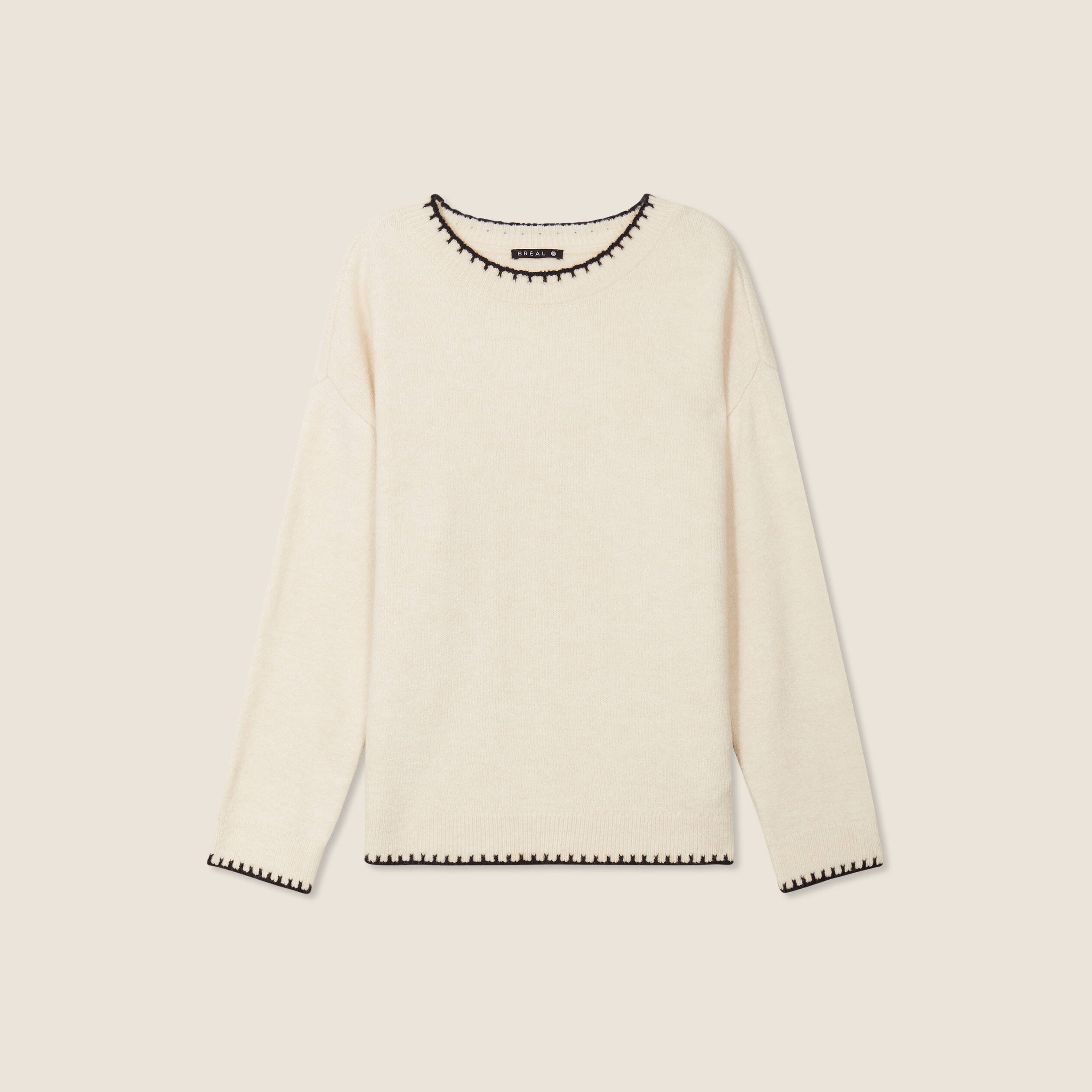 pull manches longues ecru femme Pull manches longues ecru femme