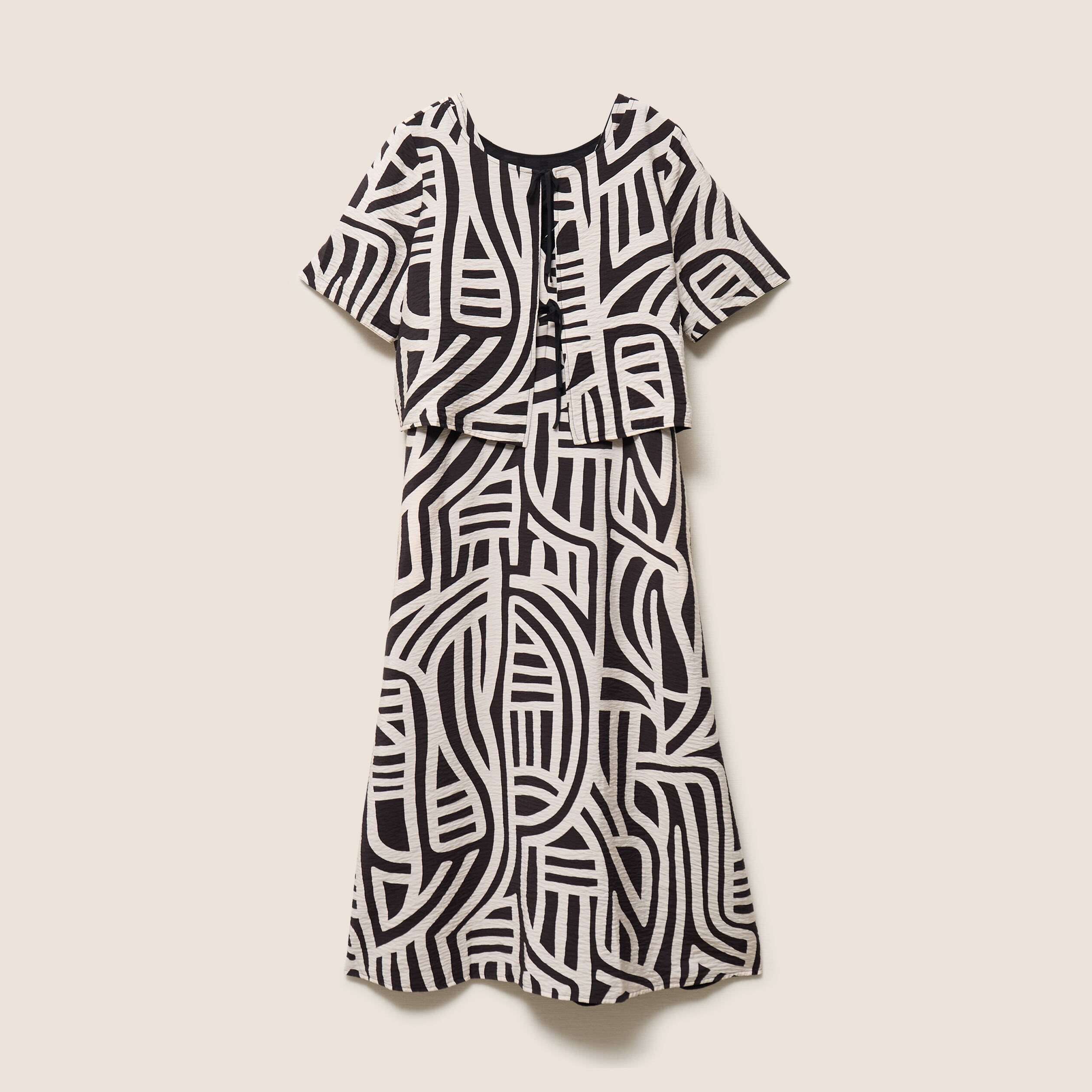 Robe longue r&eacute;versible et amovible noir femme