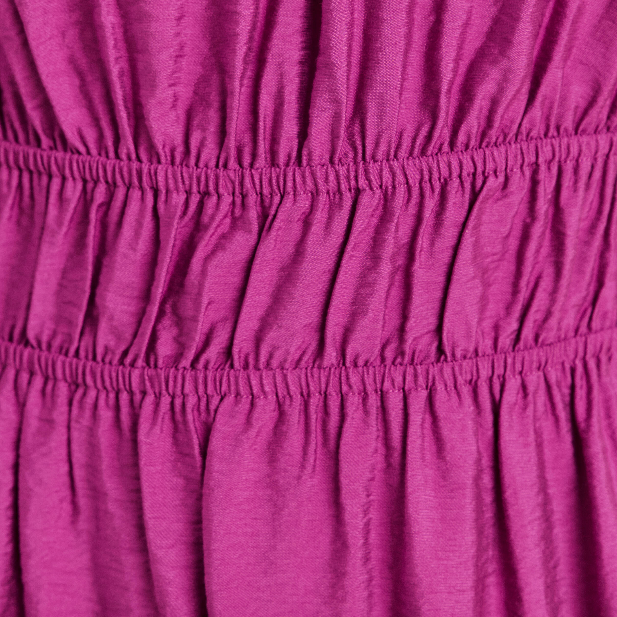 Robe &eacute;vas&eacute;e col v longueur genou violet clair femme