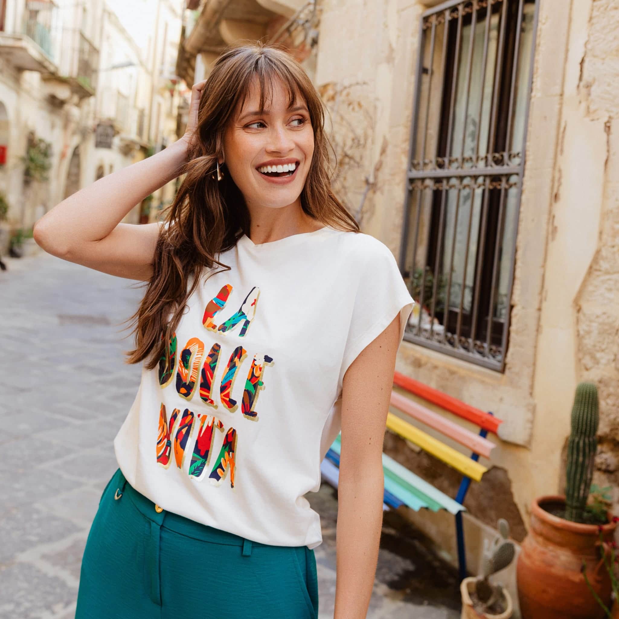 t shirt manches courtes ecru femme T-shirt manches courtes ecru femme