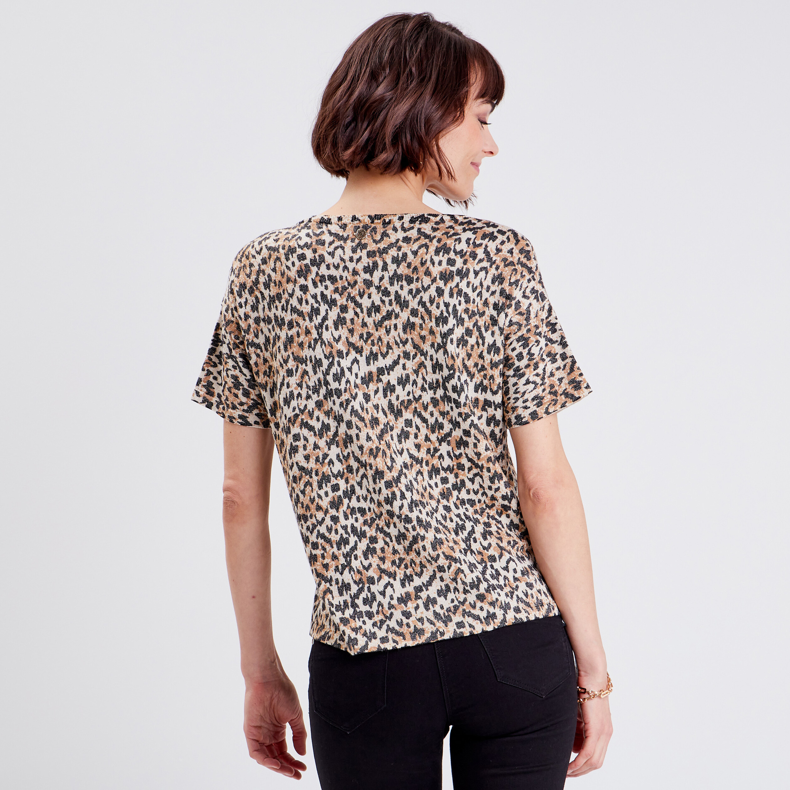pull manches courtes beige femme Pull manches courtes beige femme