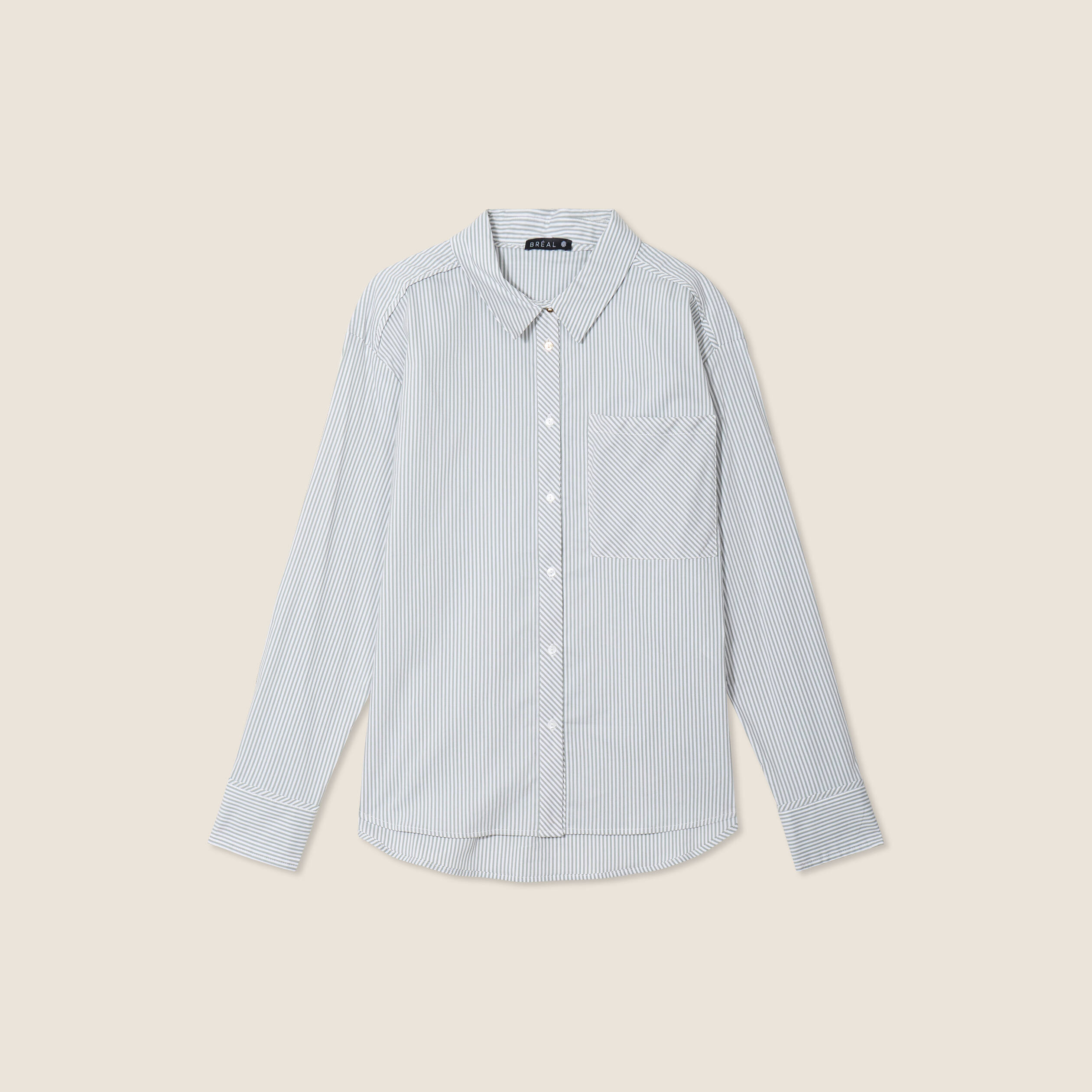 Chemise Room Seven Manches Longues Taille 116 – Grise, Richement Brodée, Occasion Très Bon état
