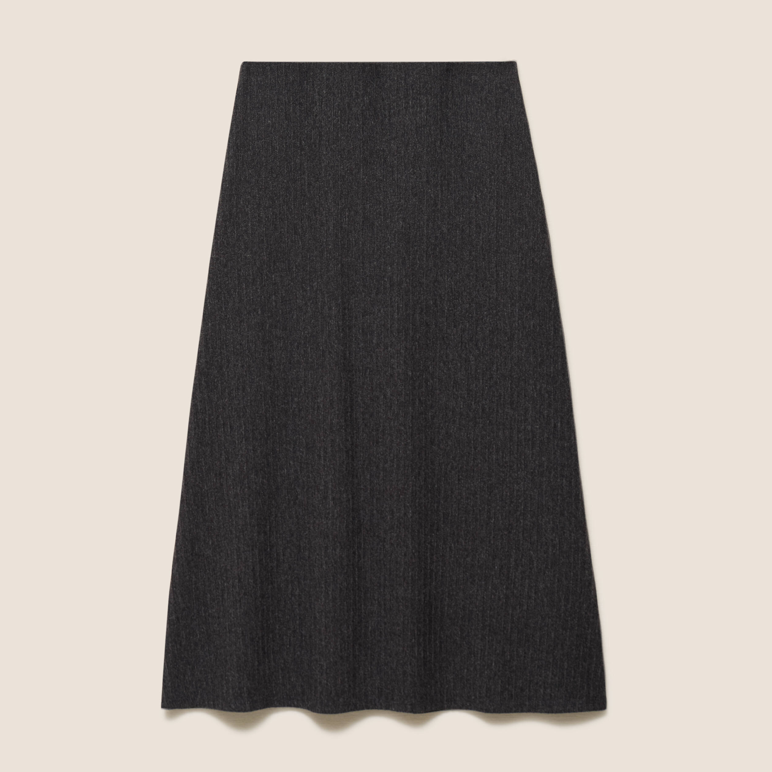Jupe taille standard gris fonc&eacute; femme