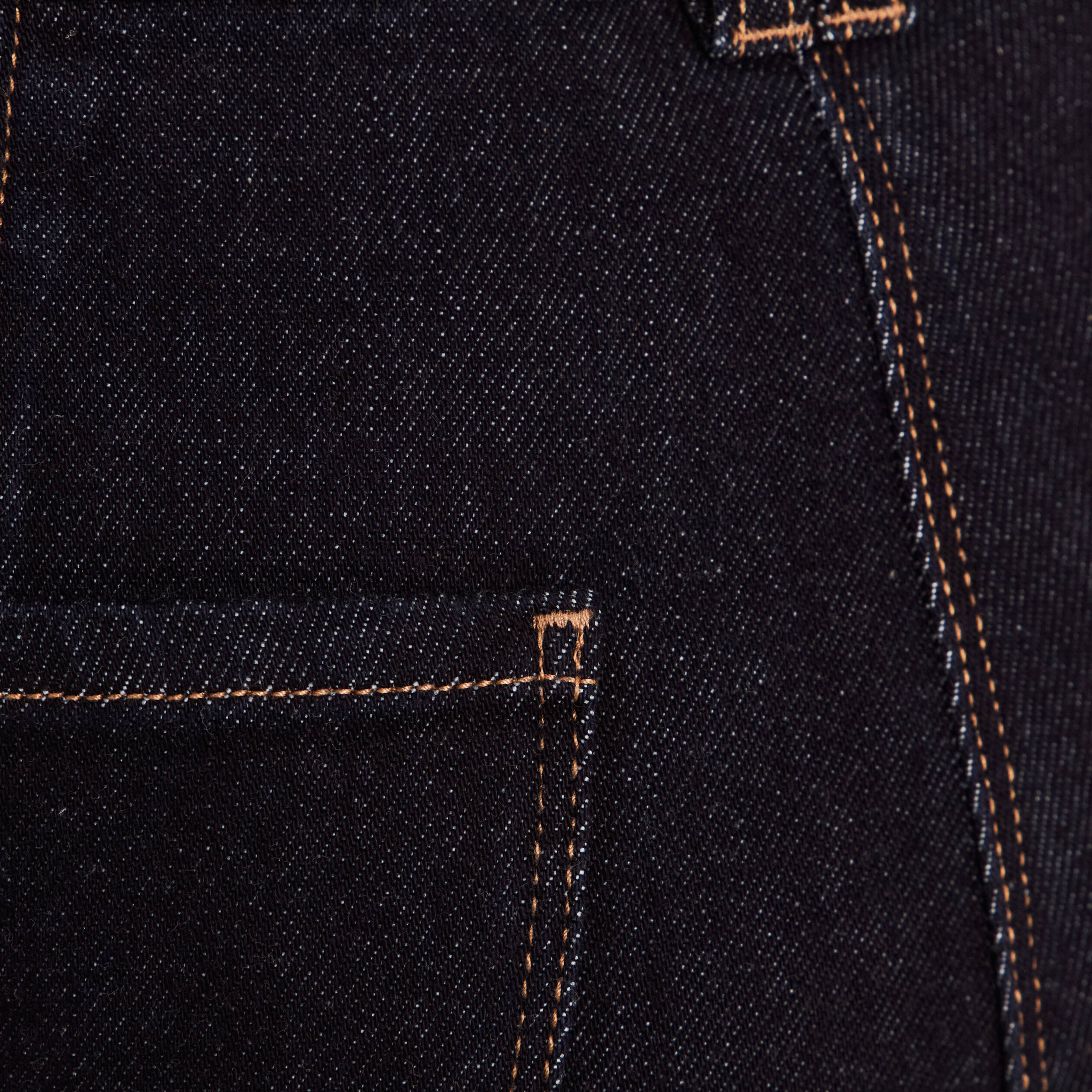 Jean taille haute denim brut femme