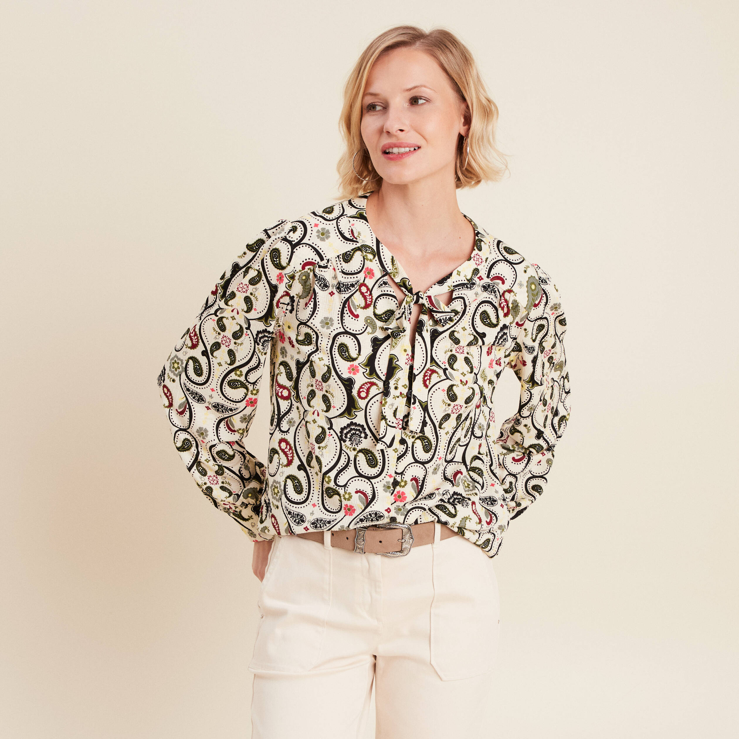 t shirt manches longues blanc femme T-shirt manches longues blanc femme