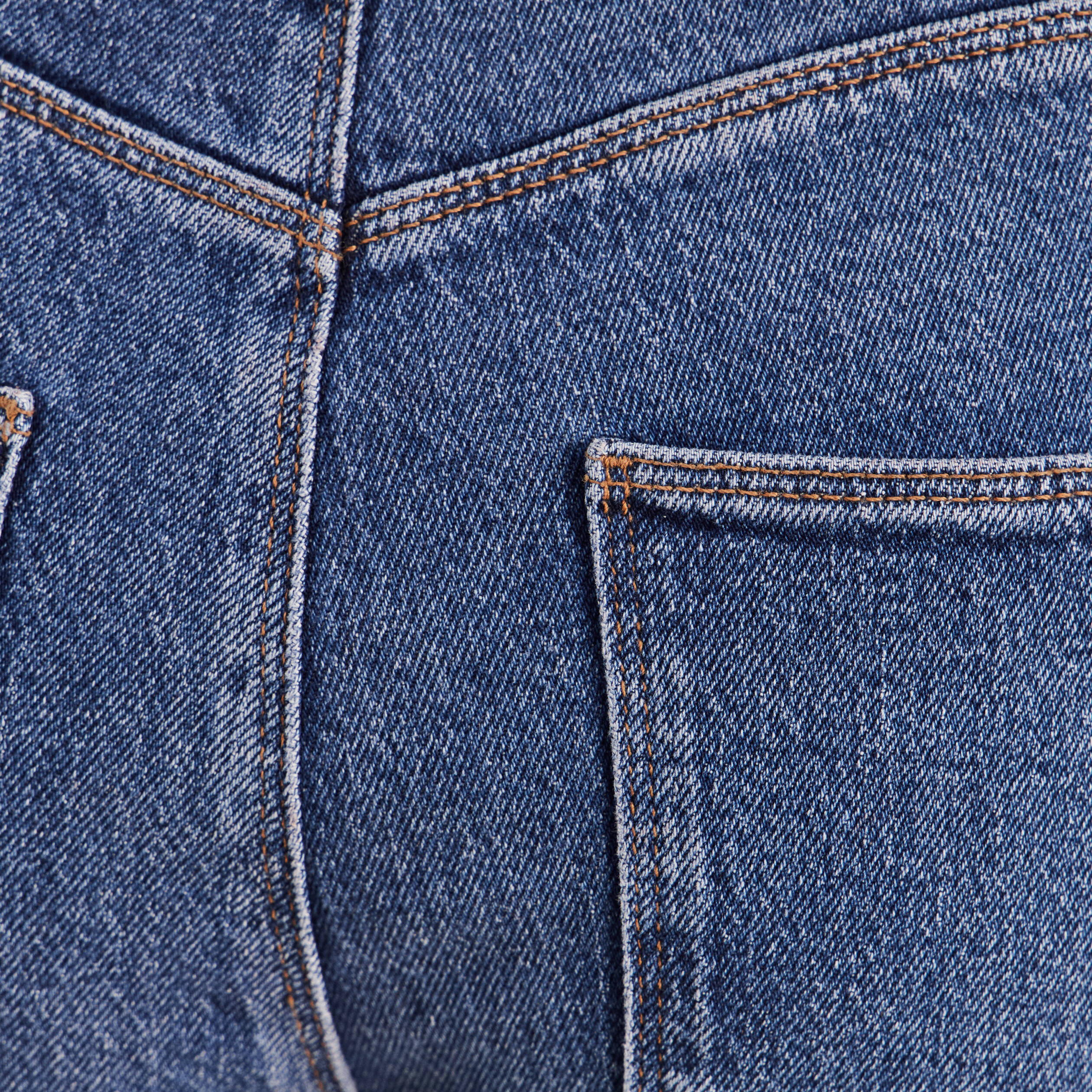 Jean bermuda taille haute denim denim stone femme