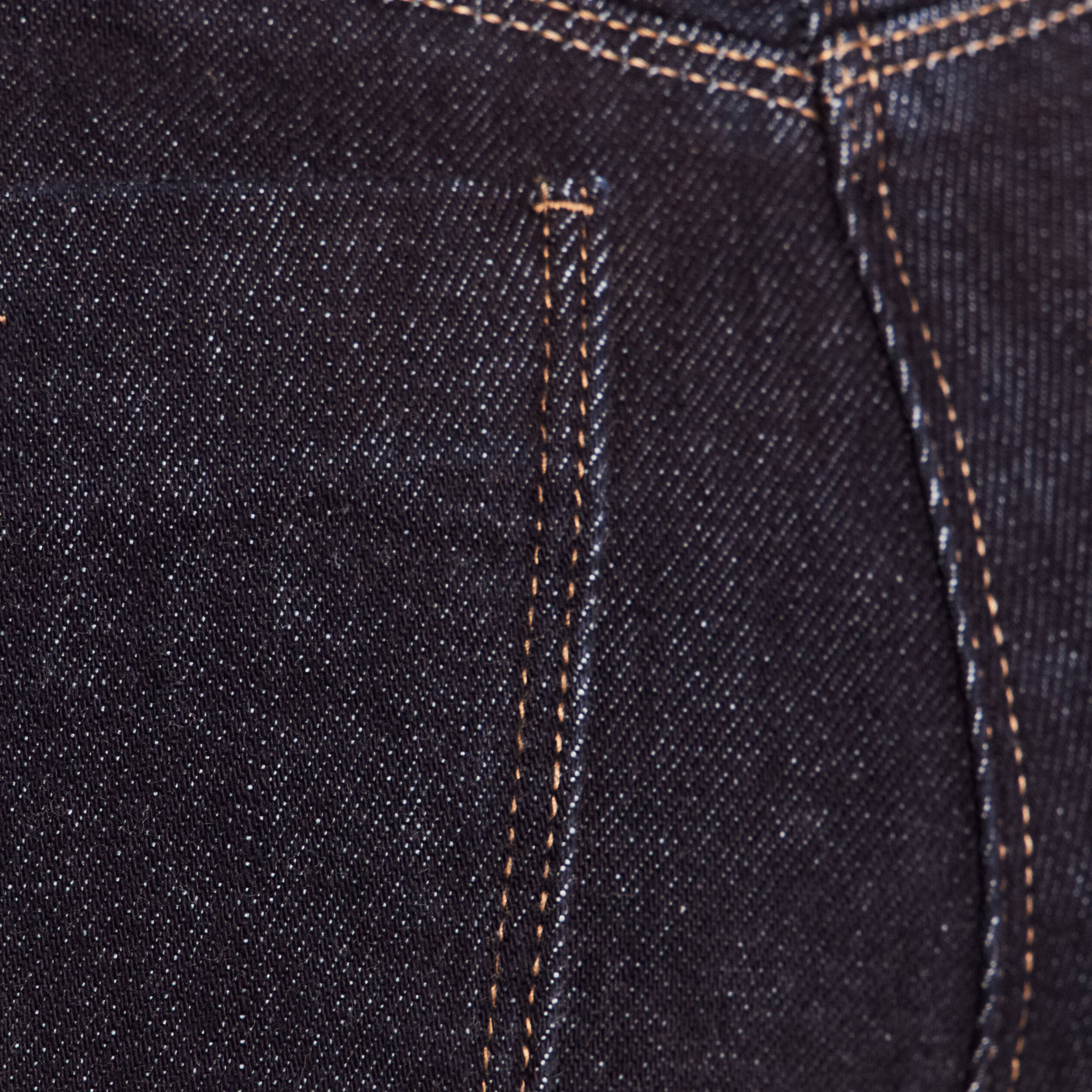 Jean droit taille haute 7/8&egrave;me denim brut femme