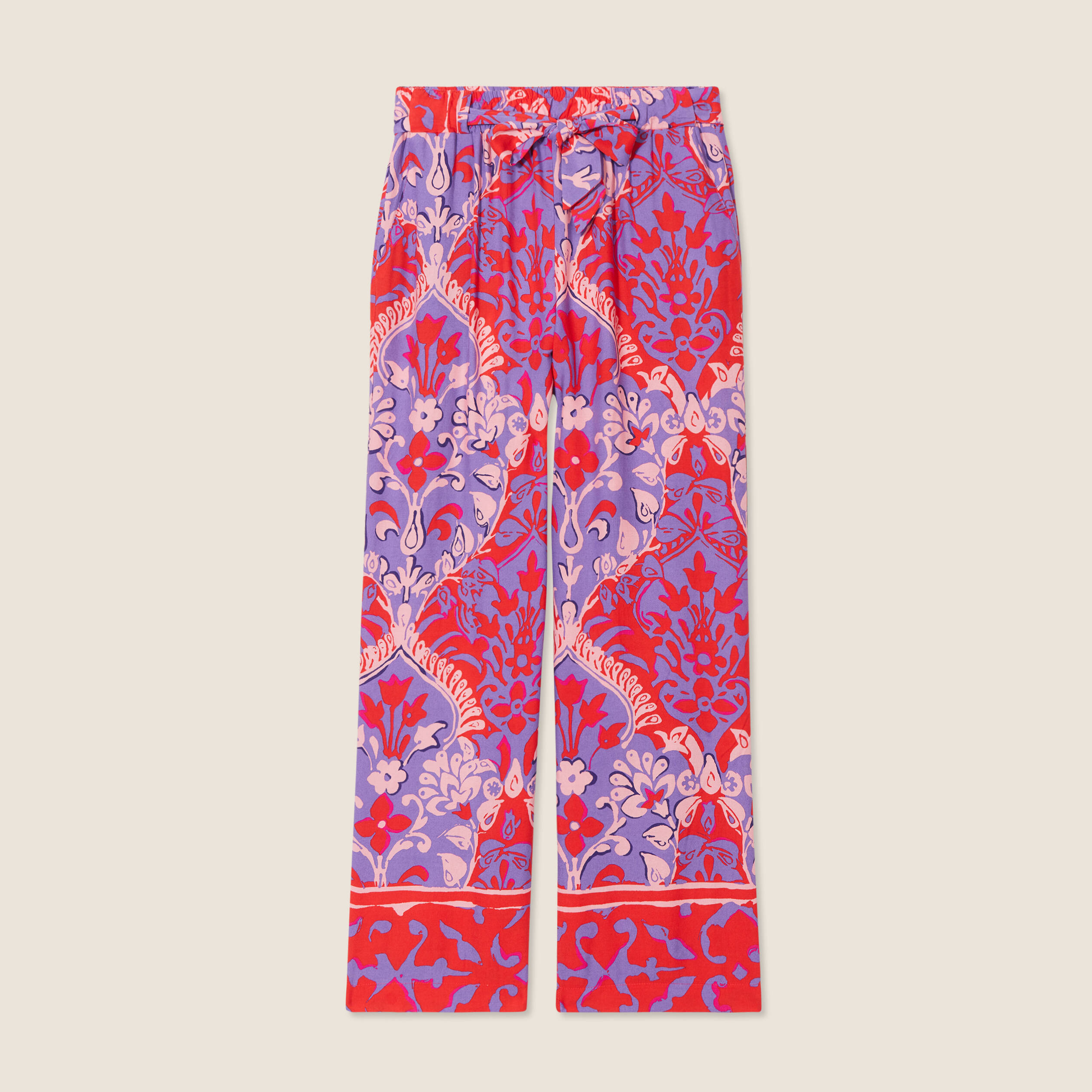 pantalon flou rouge femme Pantalon flou rouge femme