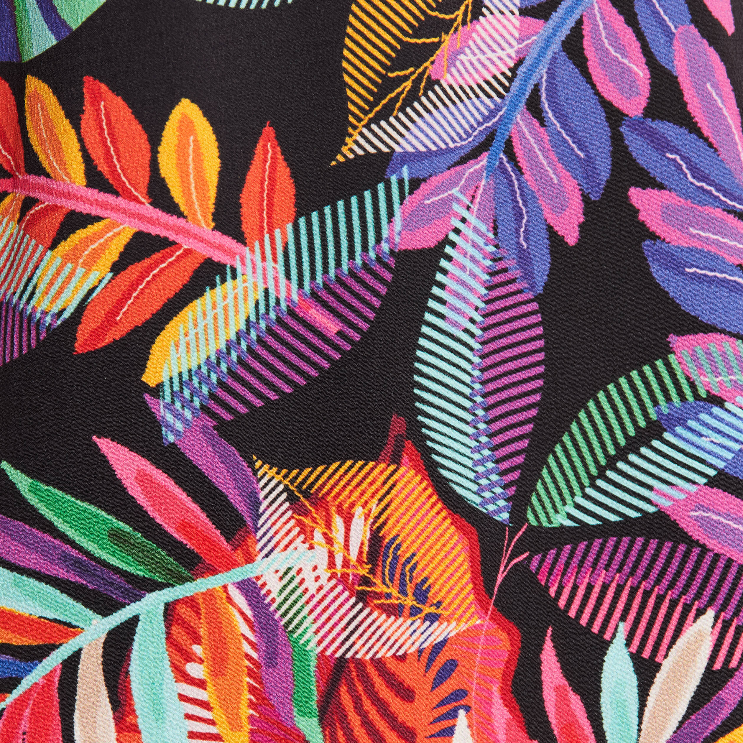 veste droite col chale multicolore femme Veste droite col châle multicolore femme