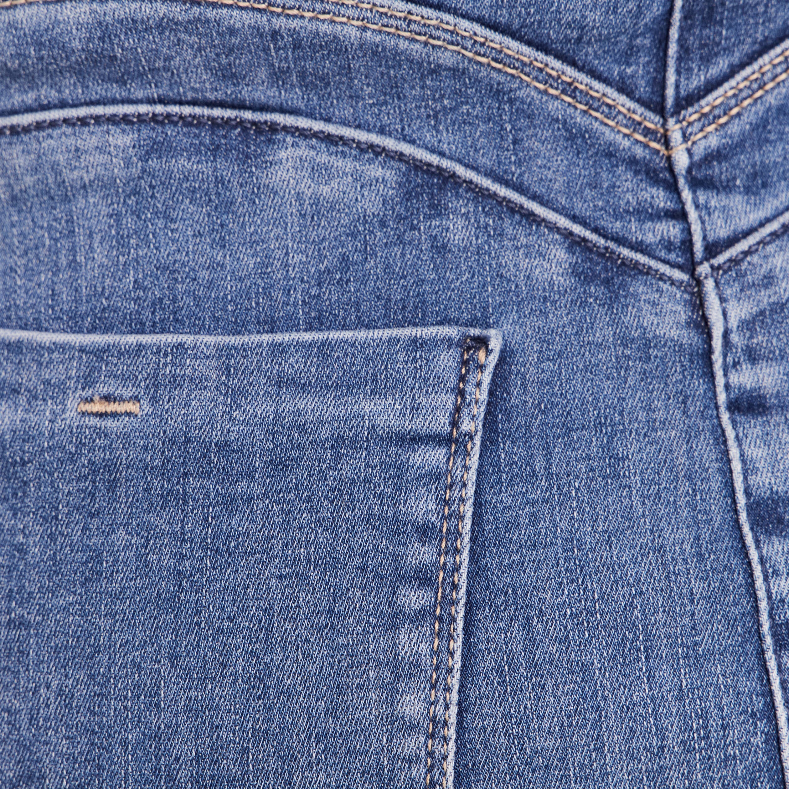 Jupe magique l'unique denim double stone femme