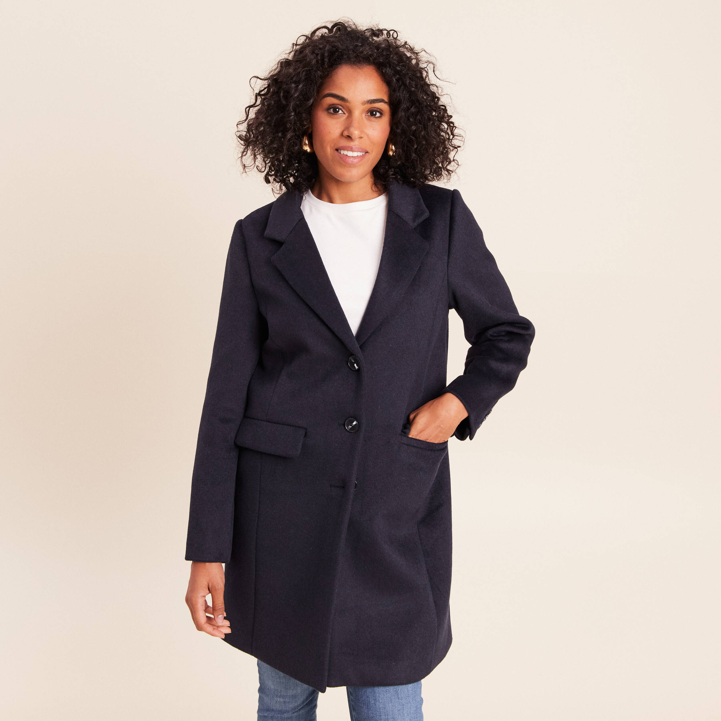 Manteau Femme Tredstep Symphony Show – Bleu Marine – Taille 2 – Occasion