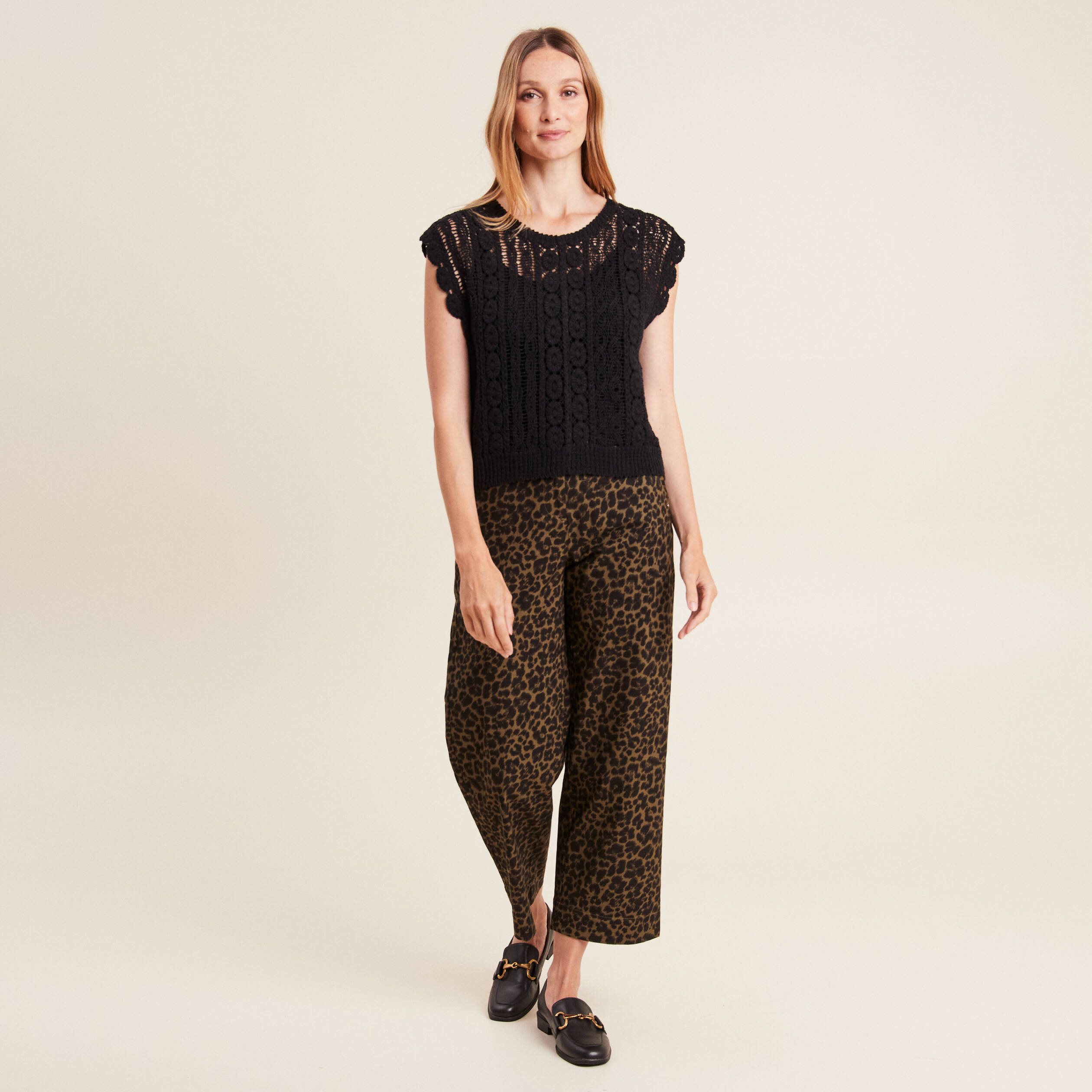debardeur macrame noir femme Débardeur macramé noir femme