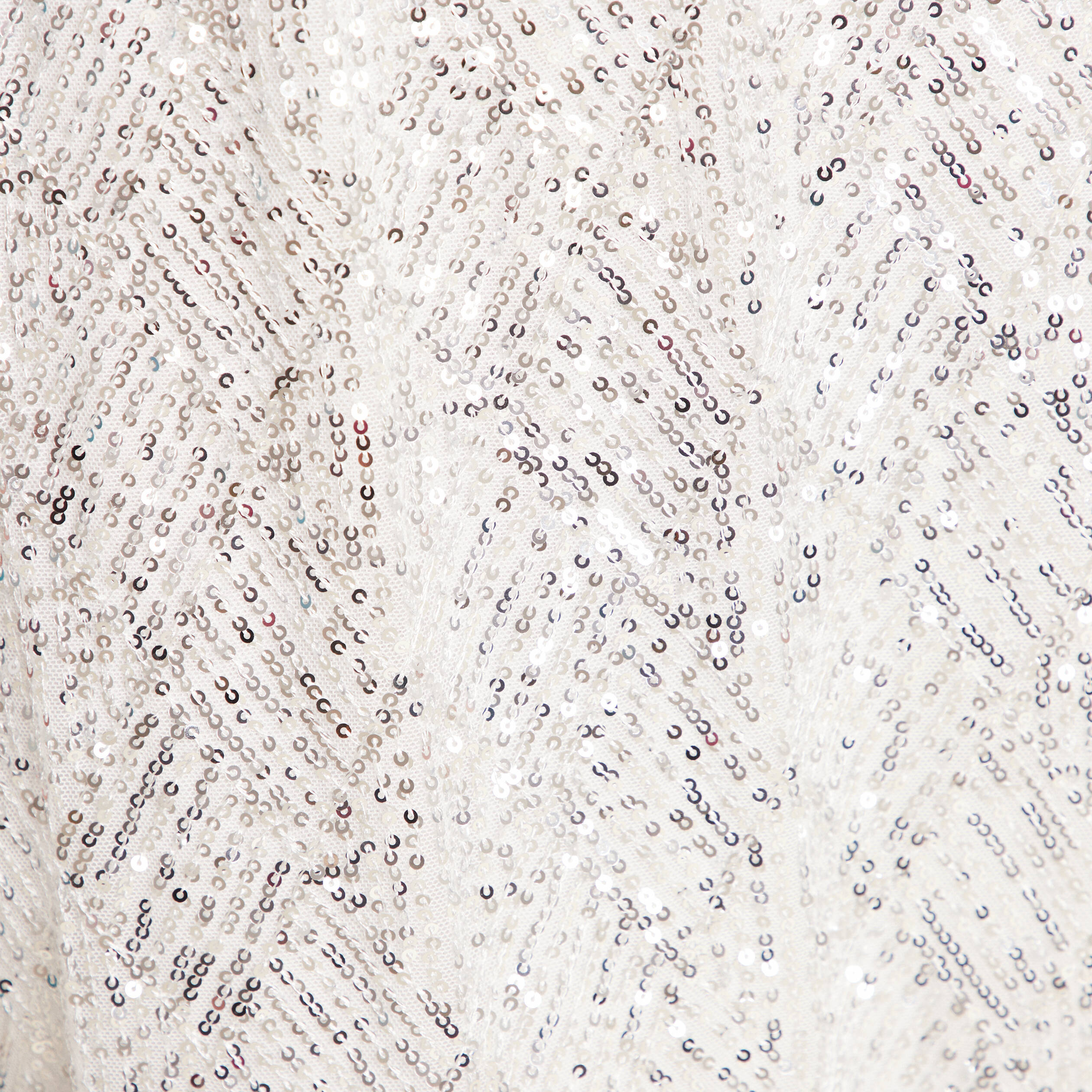 robe longue ajustee sequins couleur argent femme Robe longue ajustée sequins couleur argent femme