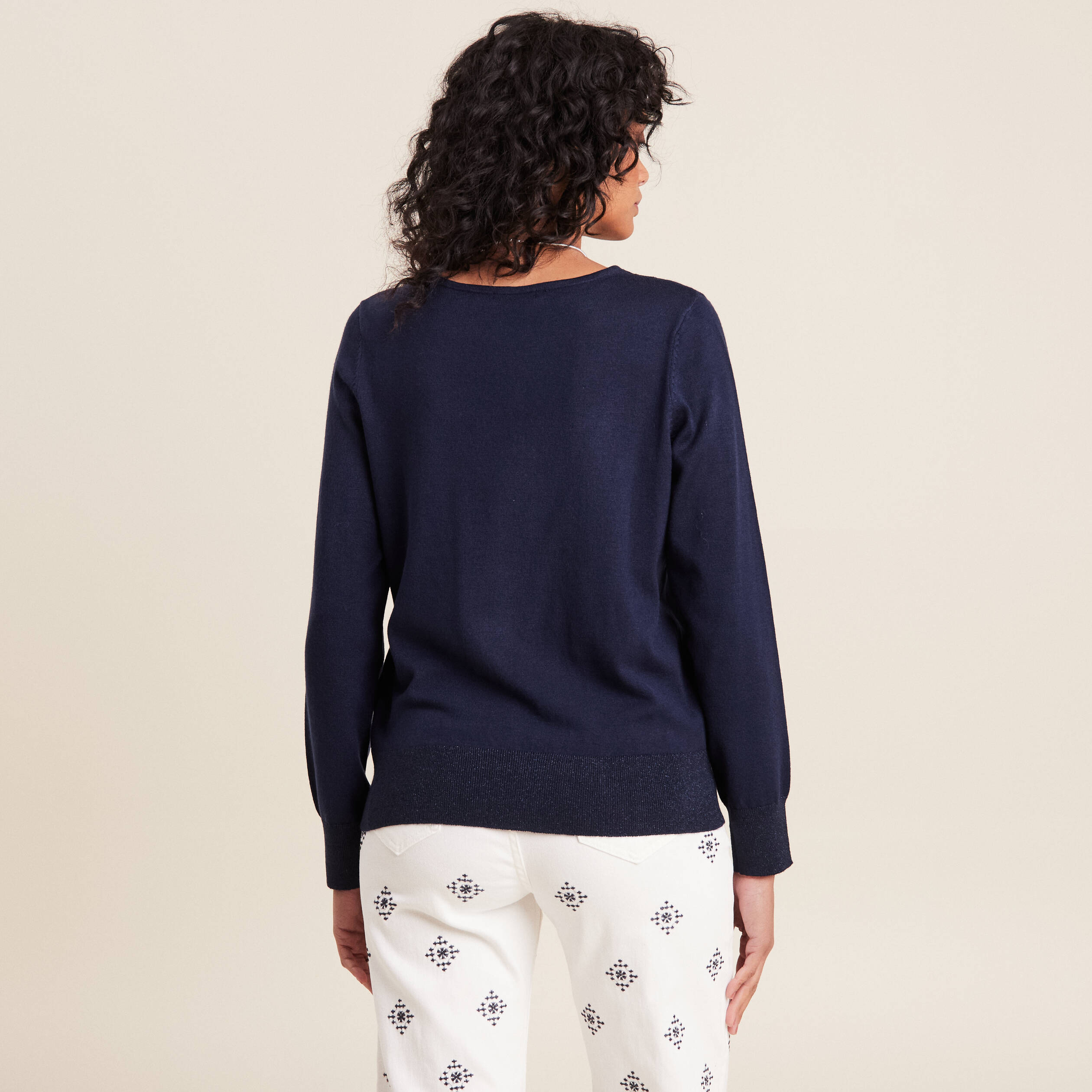 pull manches longues bleu marine femme Pull manches longues bleu marine femme