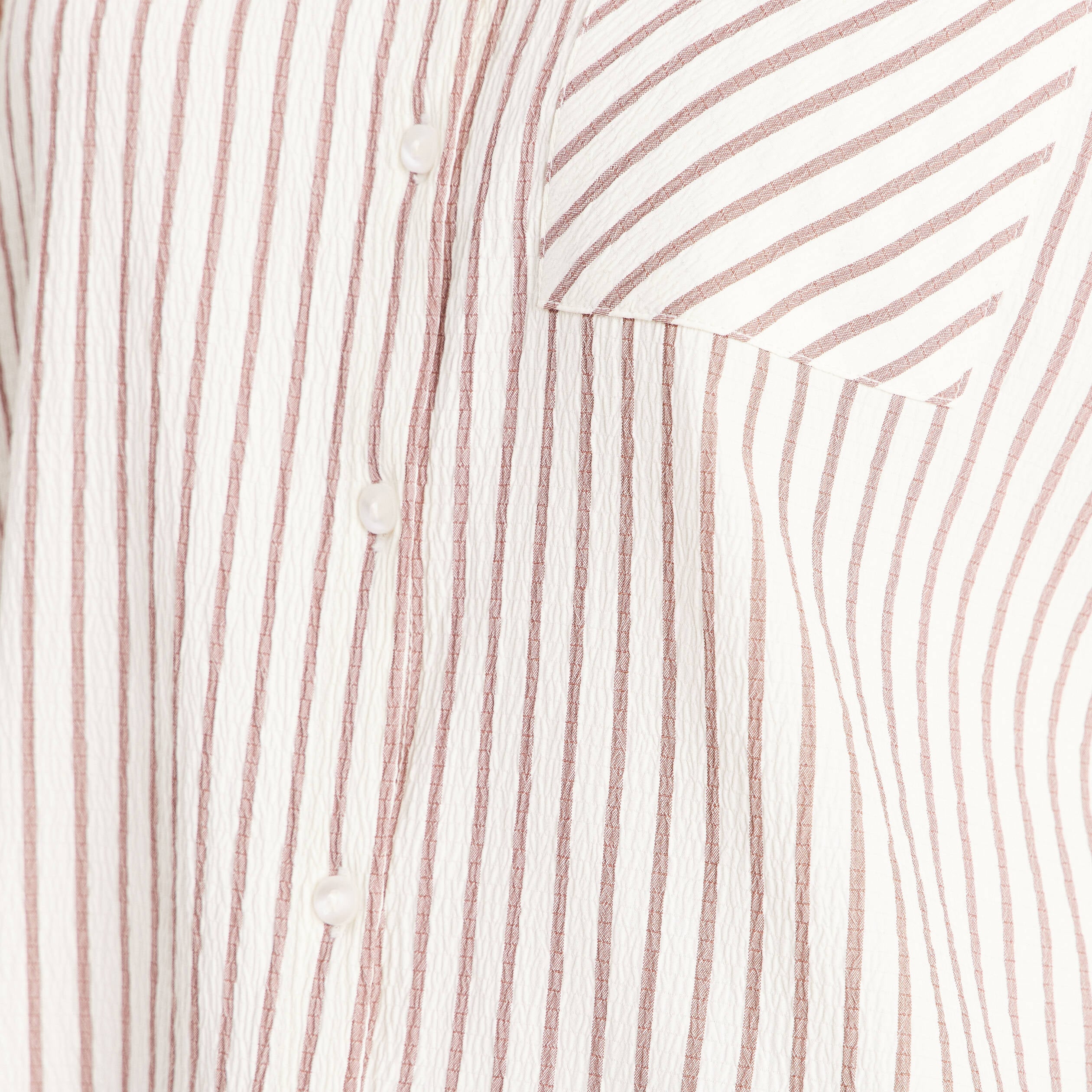 Chemise sans manches col chemise fluide taupe femme