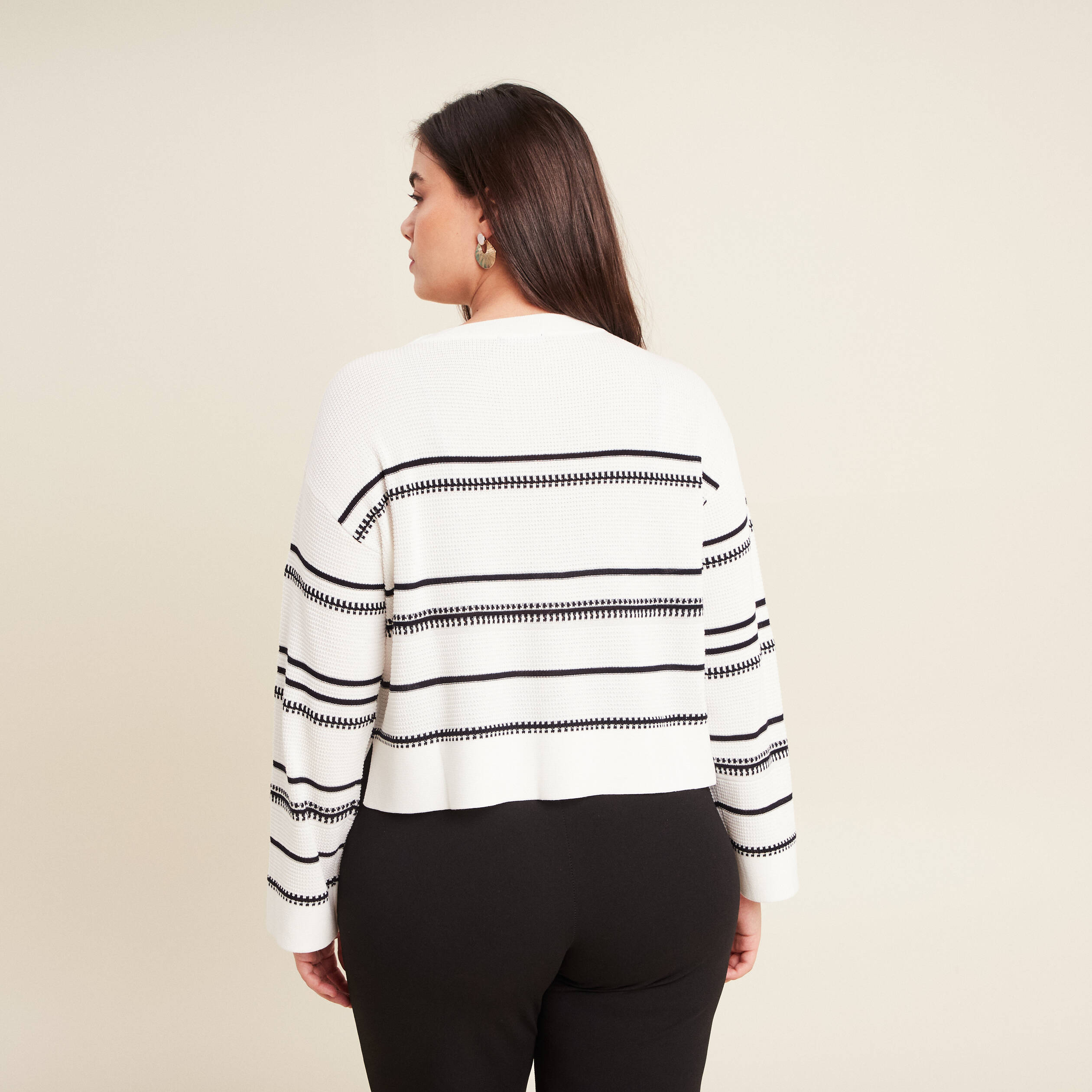 pull manches longues blanc femme Pull manches longues blanc femme