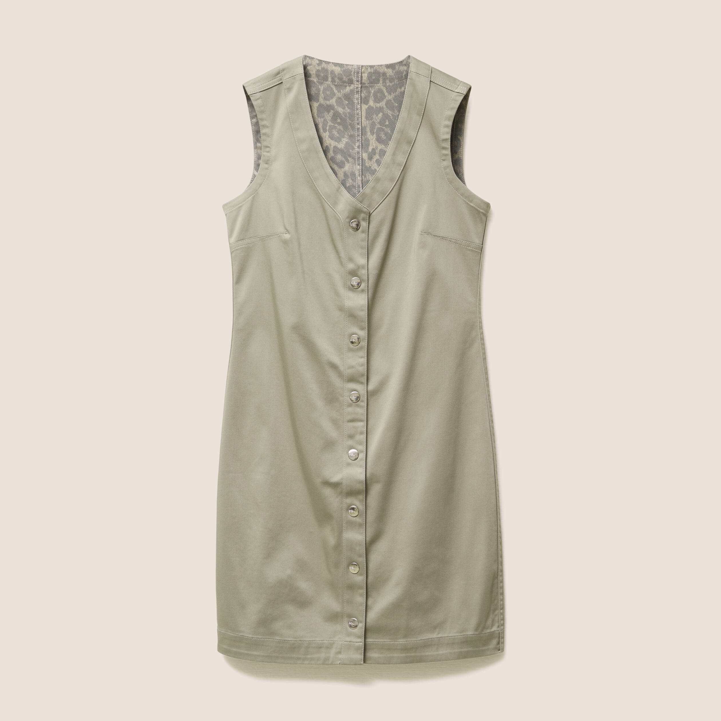 robe courte droite reversible en jean vert olive femme robe courte droite réversible en jean vert olive femme