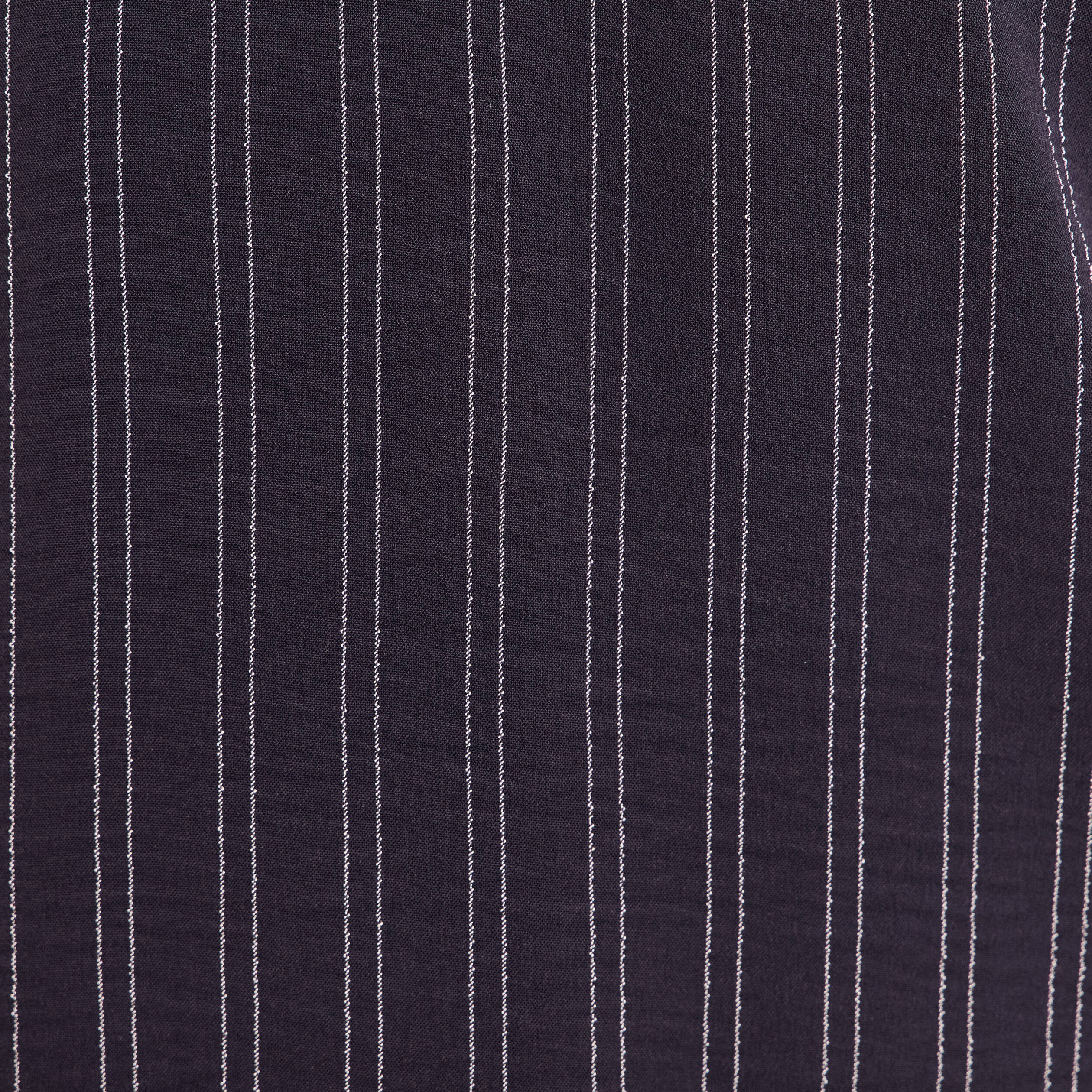 Blouse fluide manches courtes bleu femme
