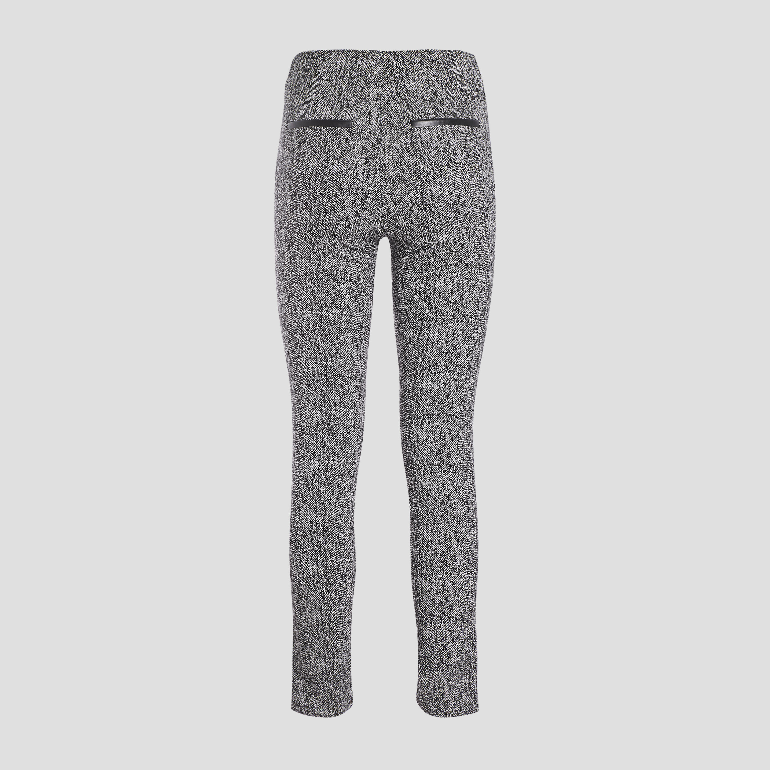 Pantalon tregging taille basculee blanc femme Vibs