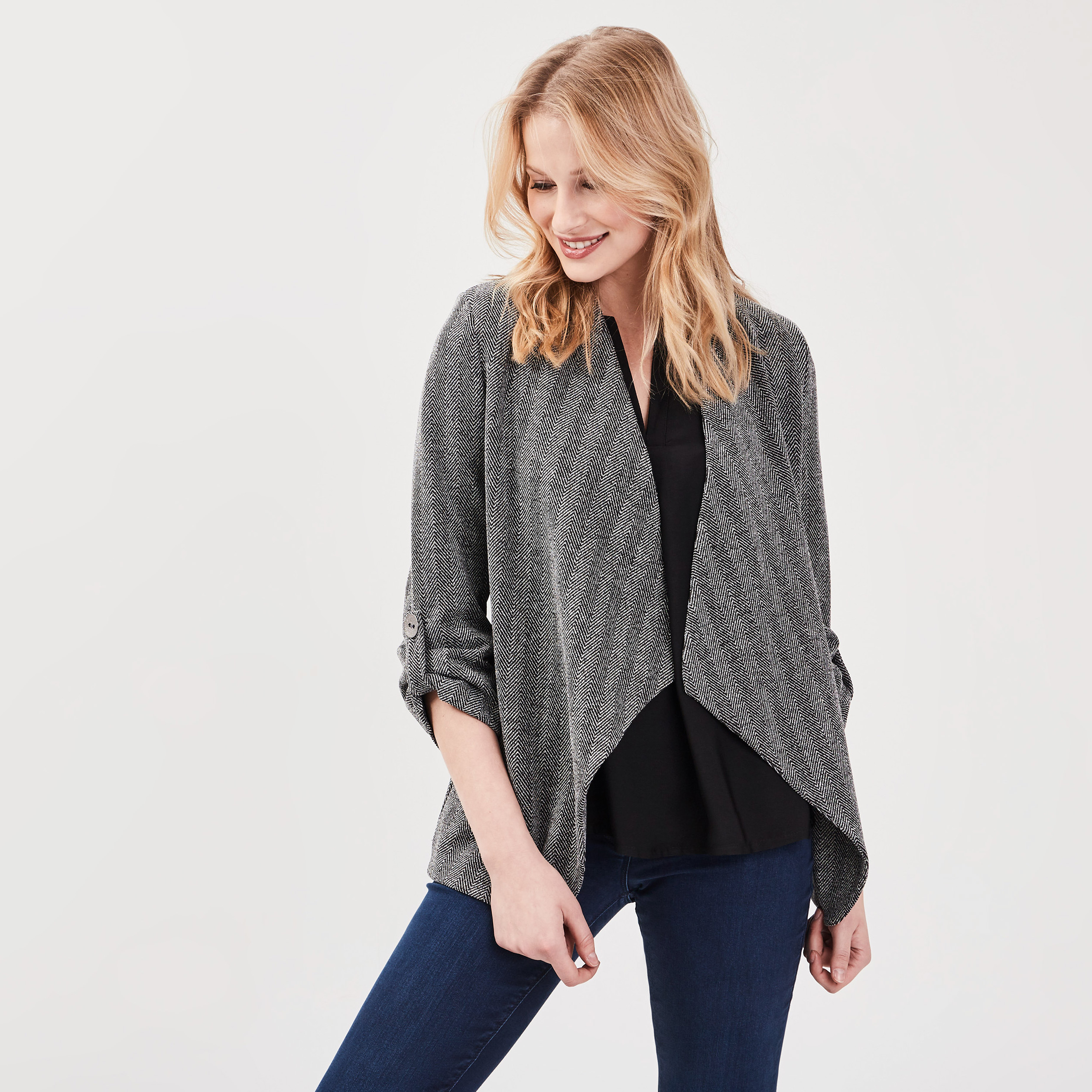 Veste évasée top femme