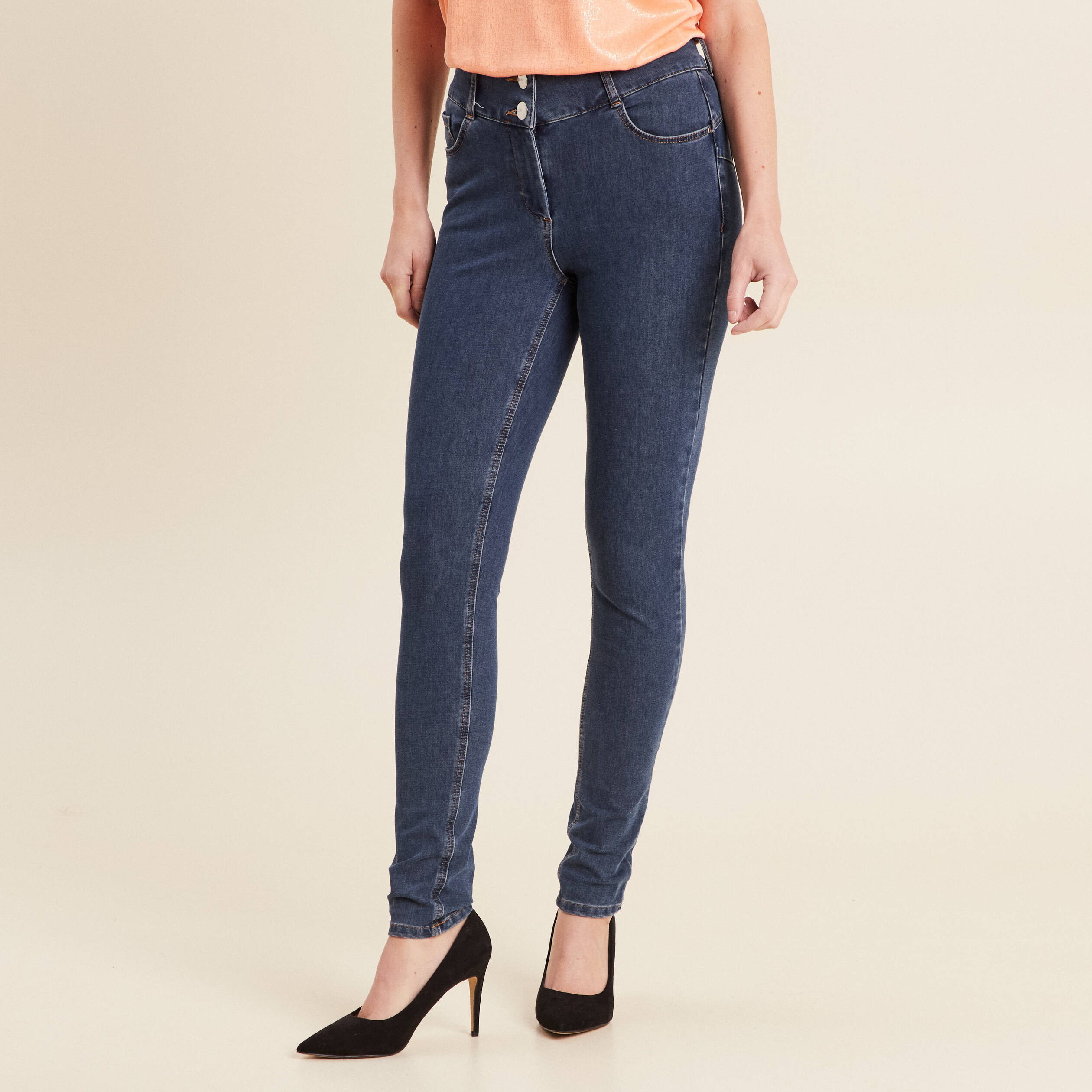 jean magique le sculptant slim stretch denim brut femme Jean magique le sculptant slim stretch denim brut femme