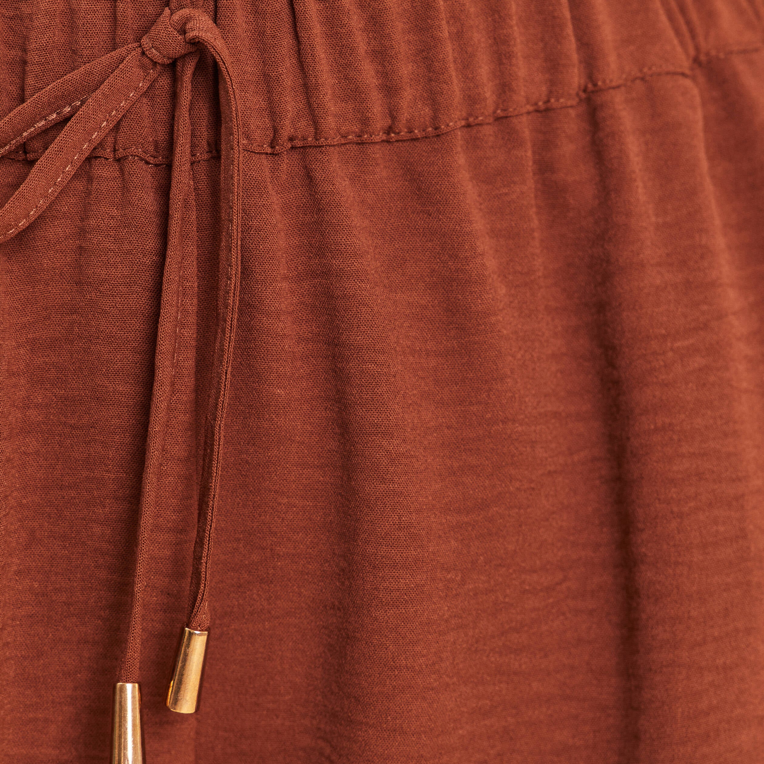 Bermuda marron femme
