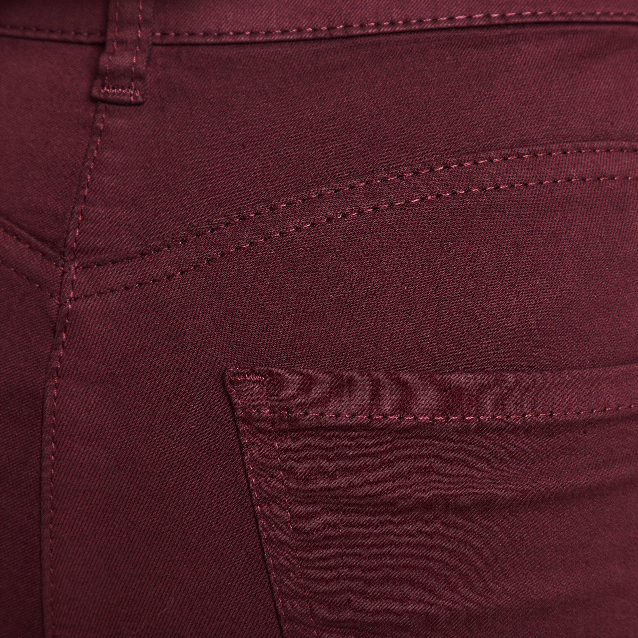 Pantalon magique Le L&eacute;ger coupe ajust&eacute;e bordeaux femme