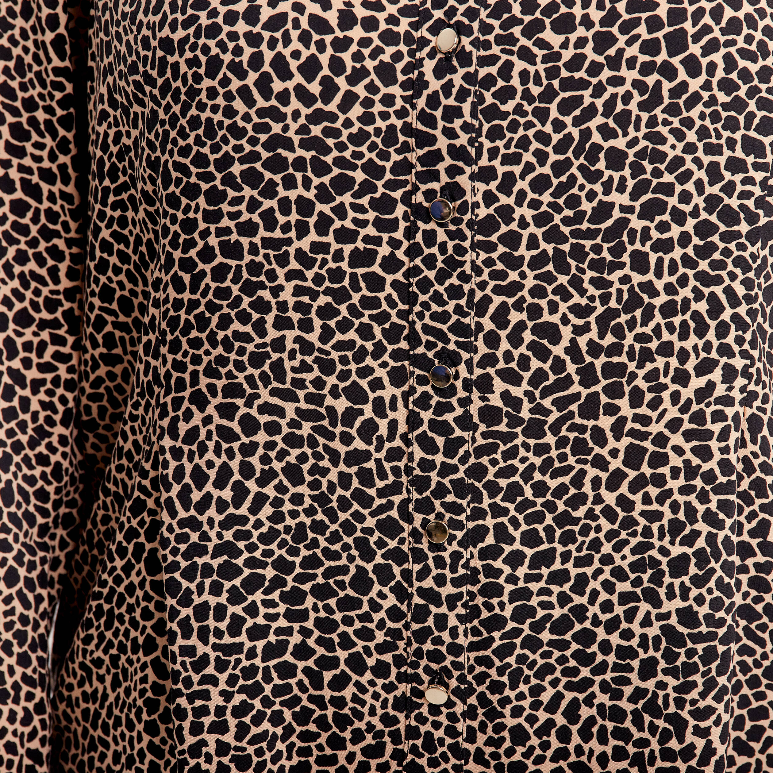 Chemise manches longues noir femme