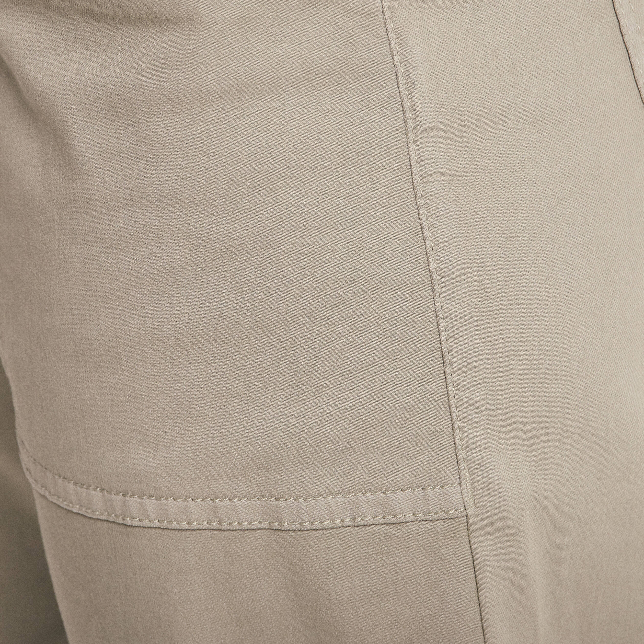 Pantalon flou à coulisse vert clair femme
