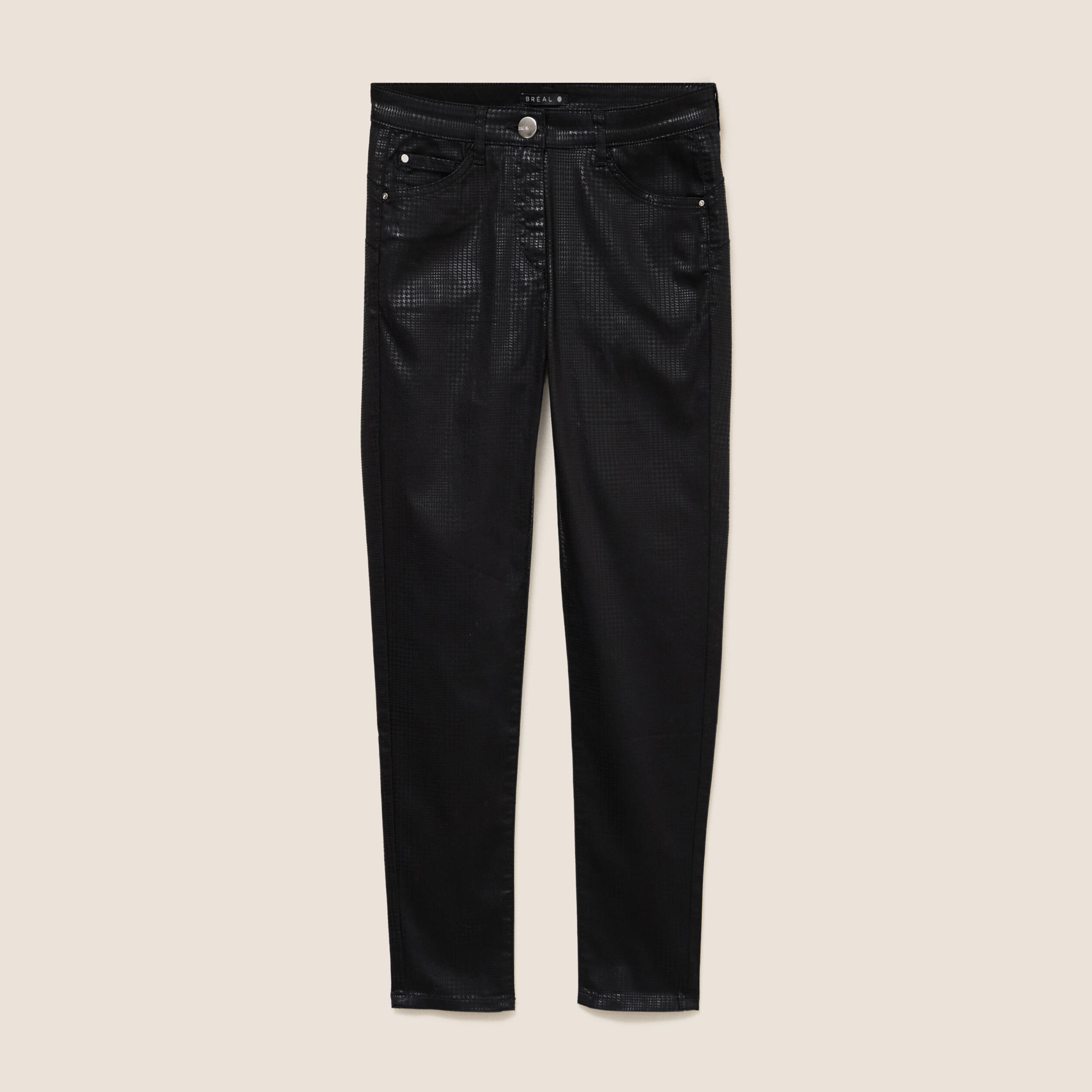 Pantalon magique Le L&eacute;ger enduit noir femme