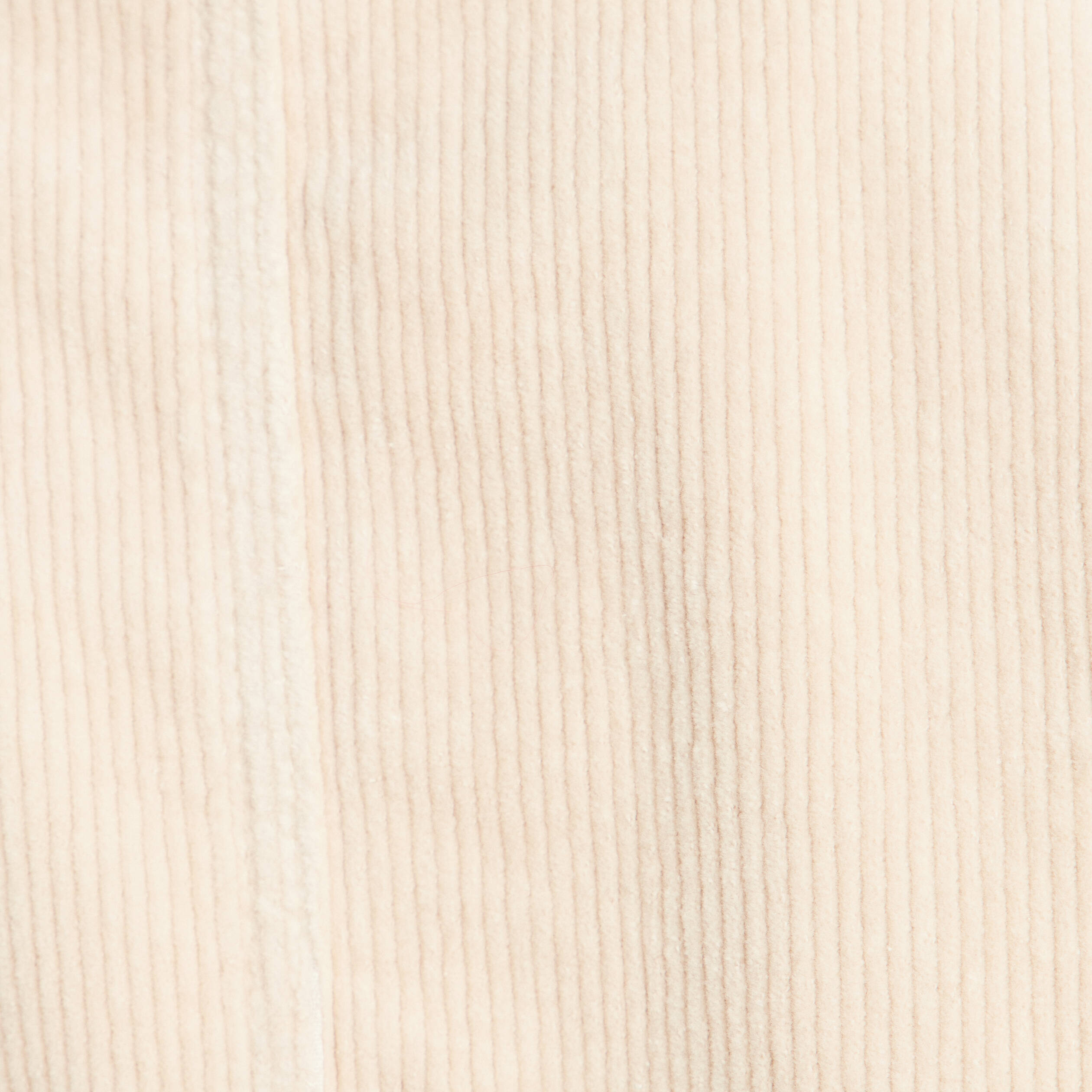 Blouson droit velours manches longues sable femme