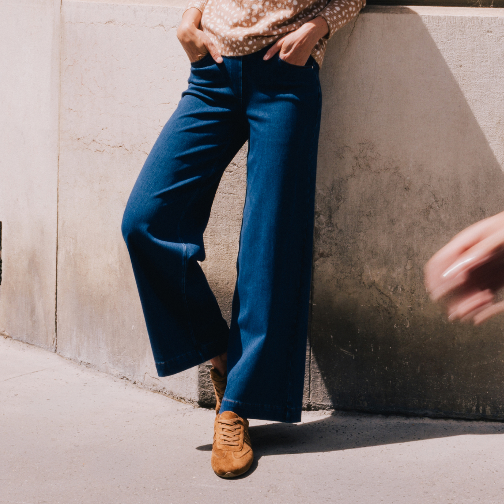 Jean denim stone femme