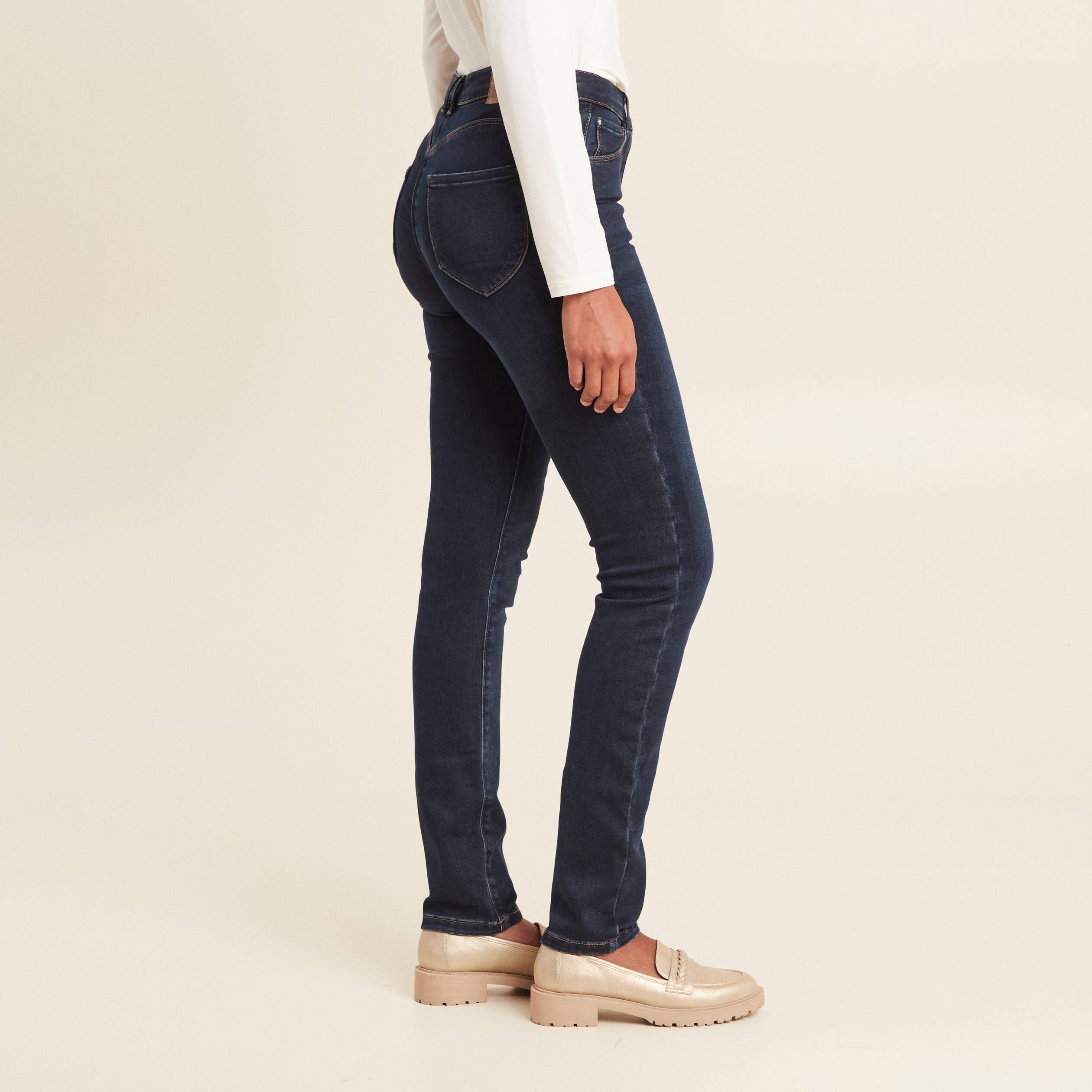 Jean magique Le Chaud denim brut femme