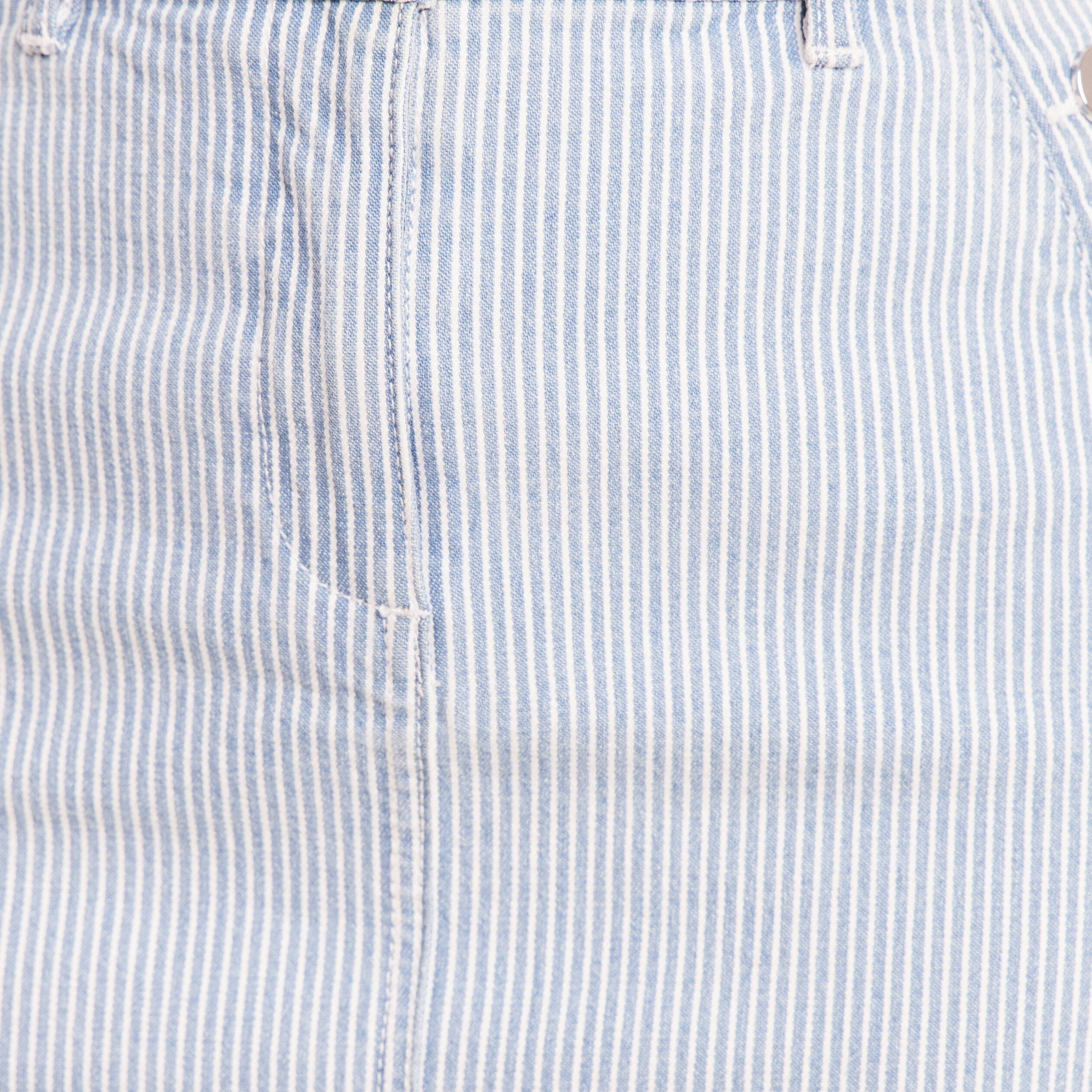 Jupe taille haute bleu femme