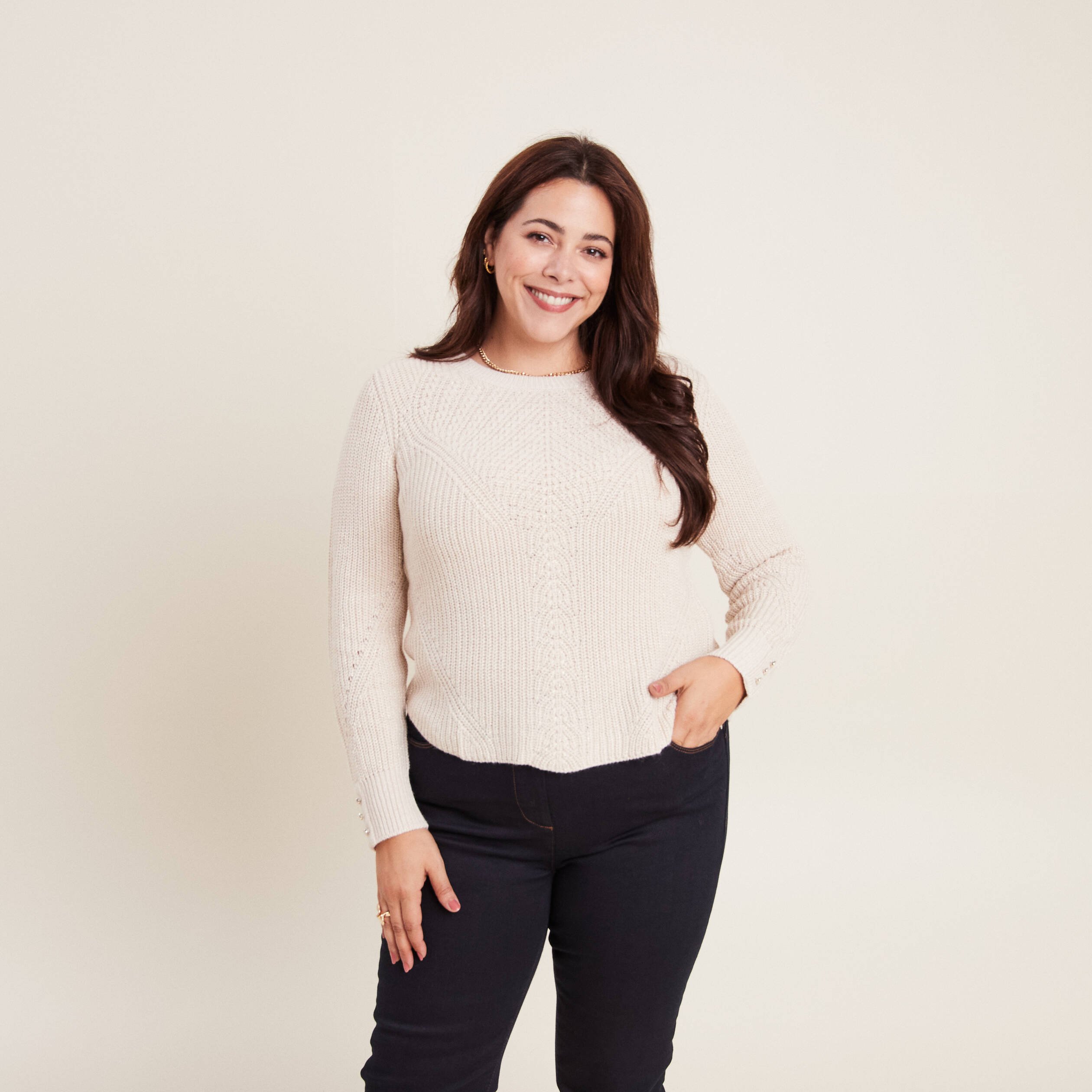 Pull hotsell creme femme