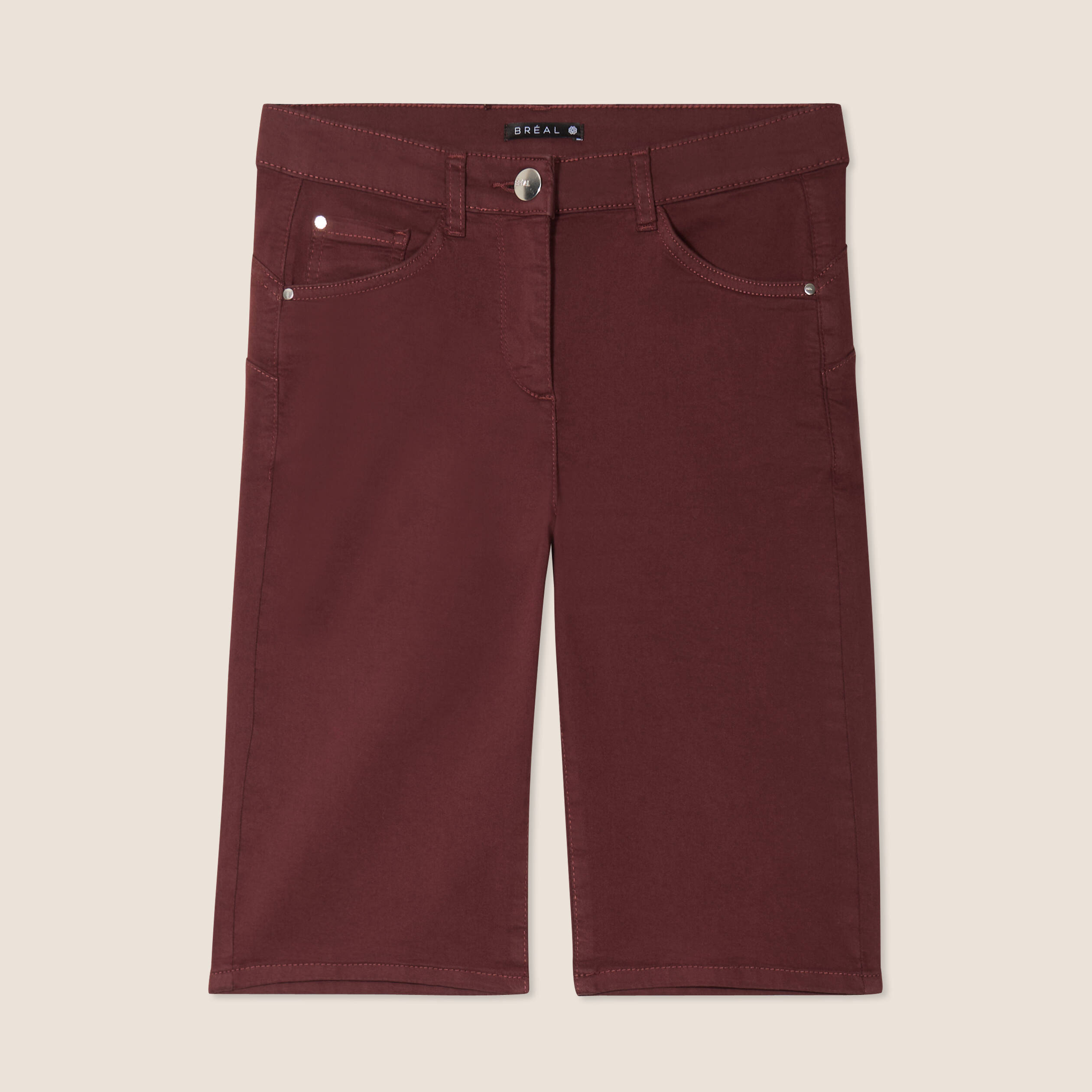 bermuda magique le leger bordeaux femme Bermuda magique le Léger bordeaux femme