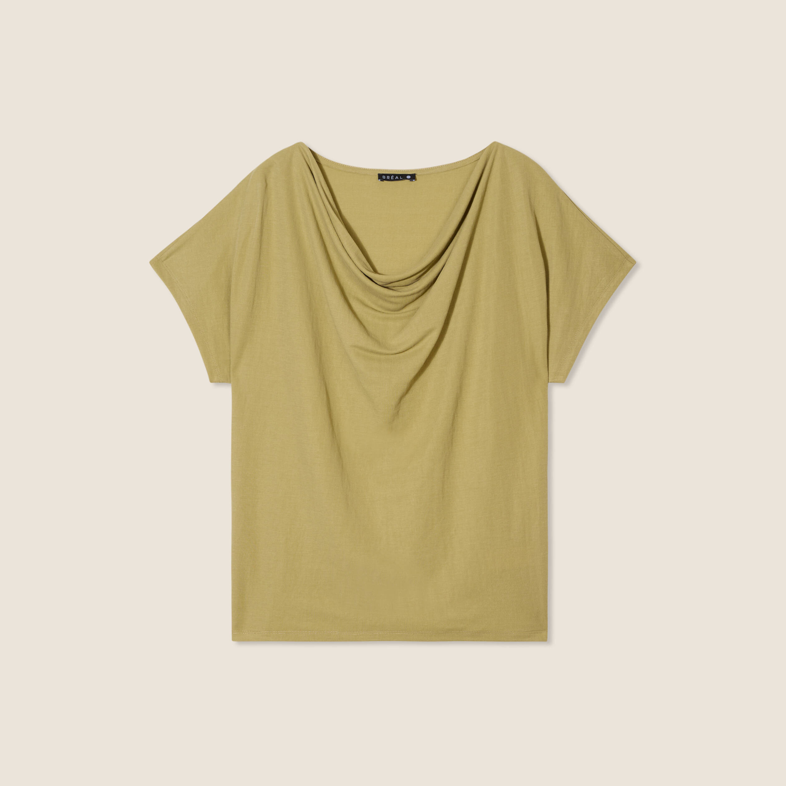 t shirt manches courtes vert olive femme T-shirt manches courtes vert olive femme