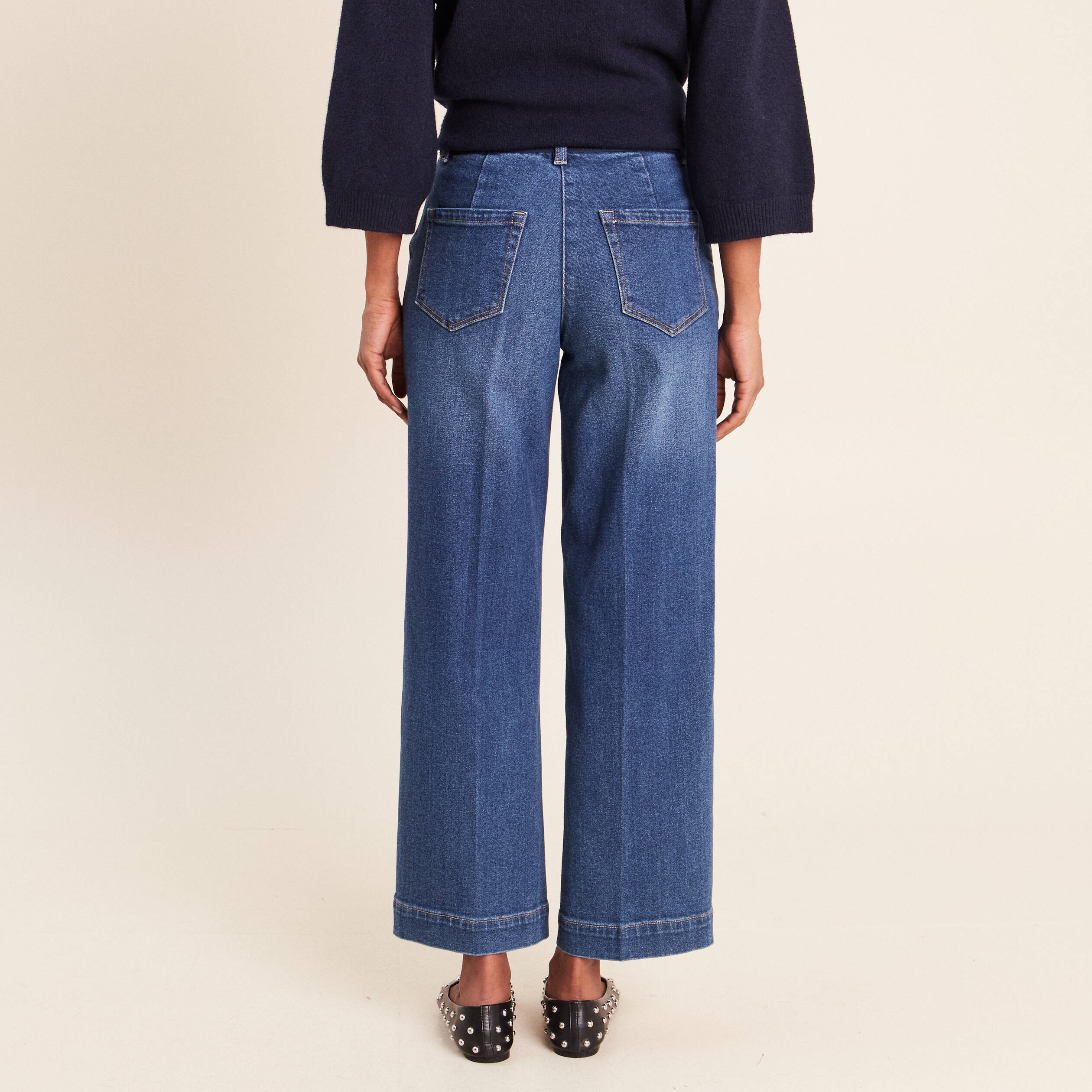 Jean denim stone femme