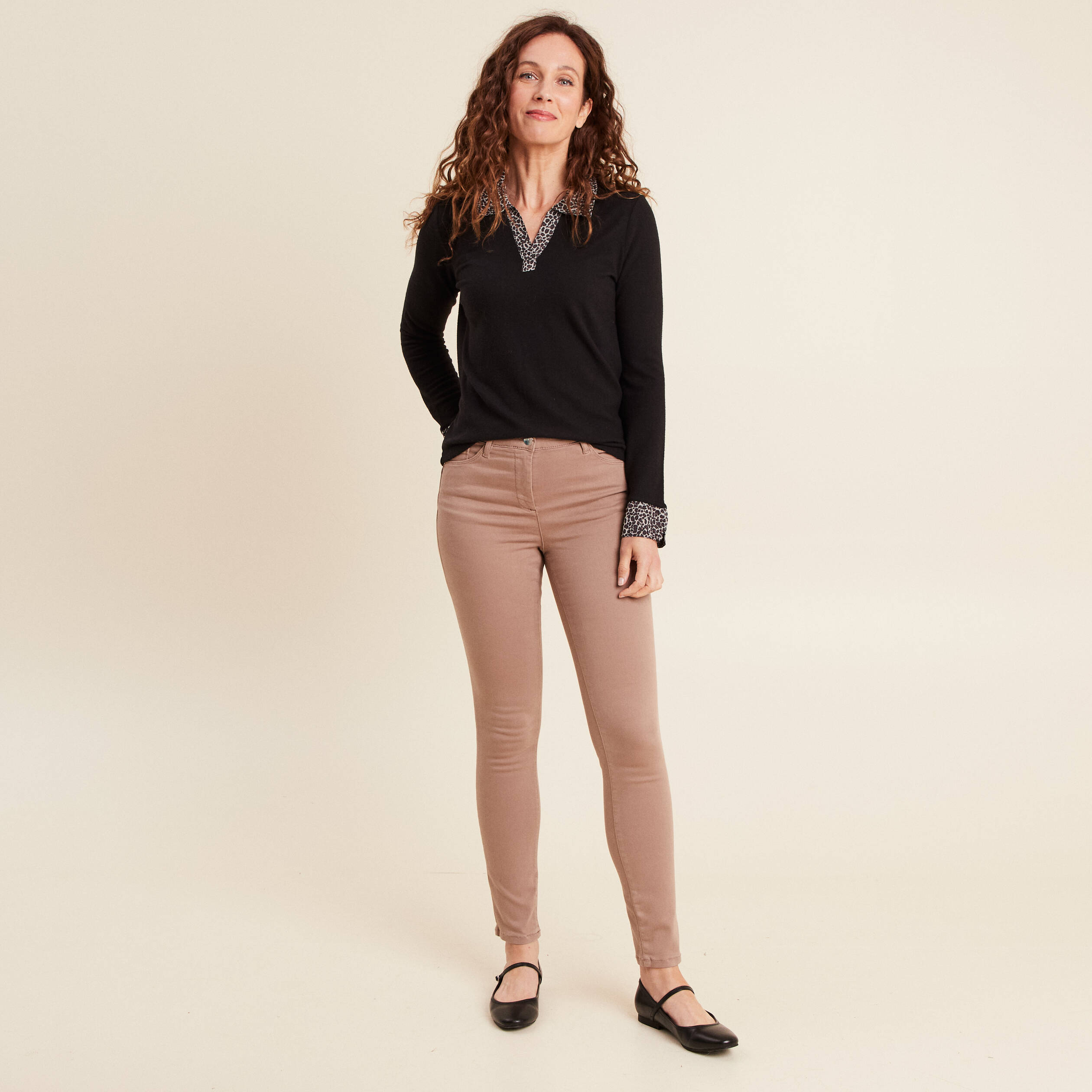 t shirt manches longues noir femme T-shirt manches longues noir femme