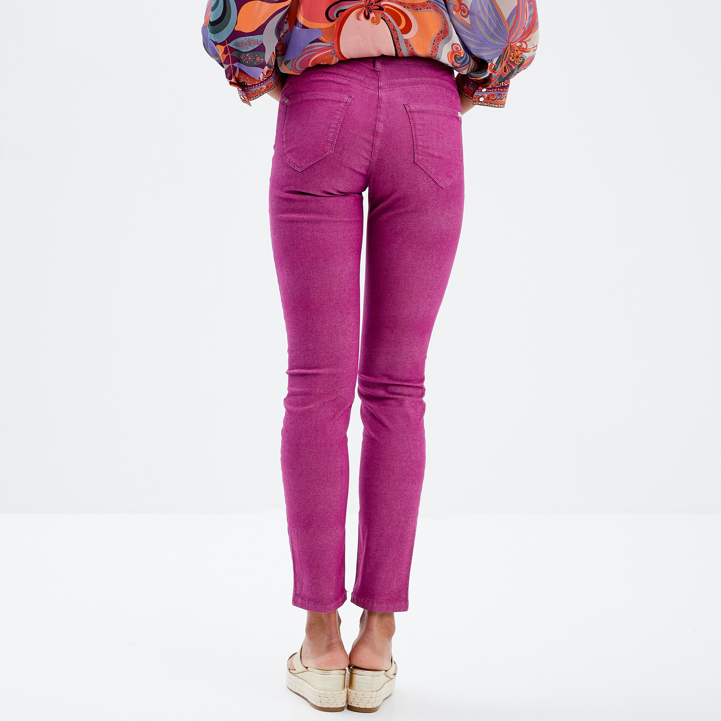 pantalon magique ajuste taille standard violet clair femme Pantalon magique ajusté taille standard violet clair femme