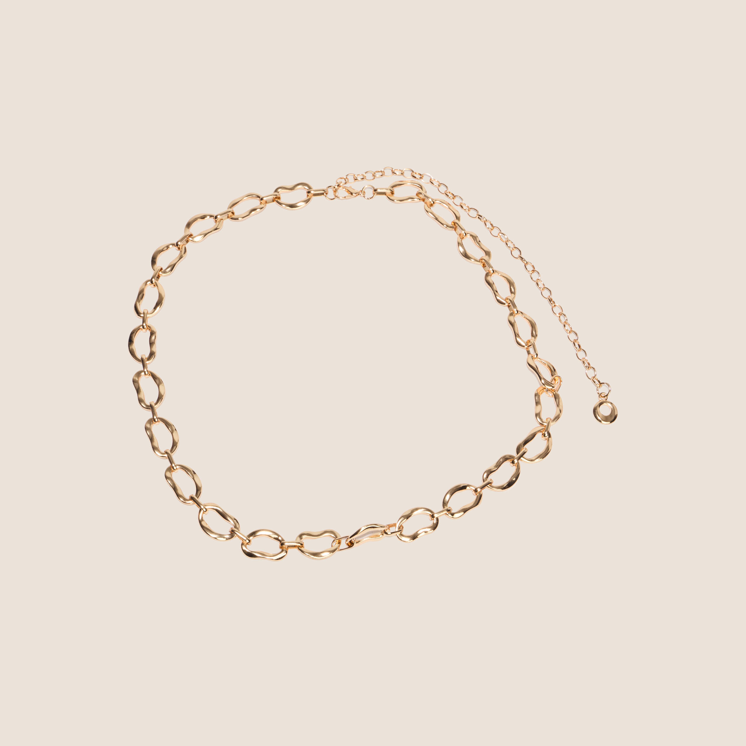 Ceinture fine couleur or femme