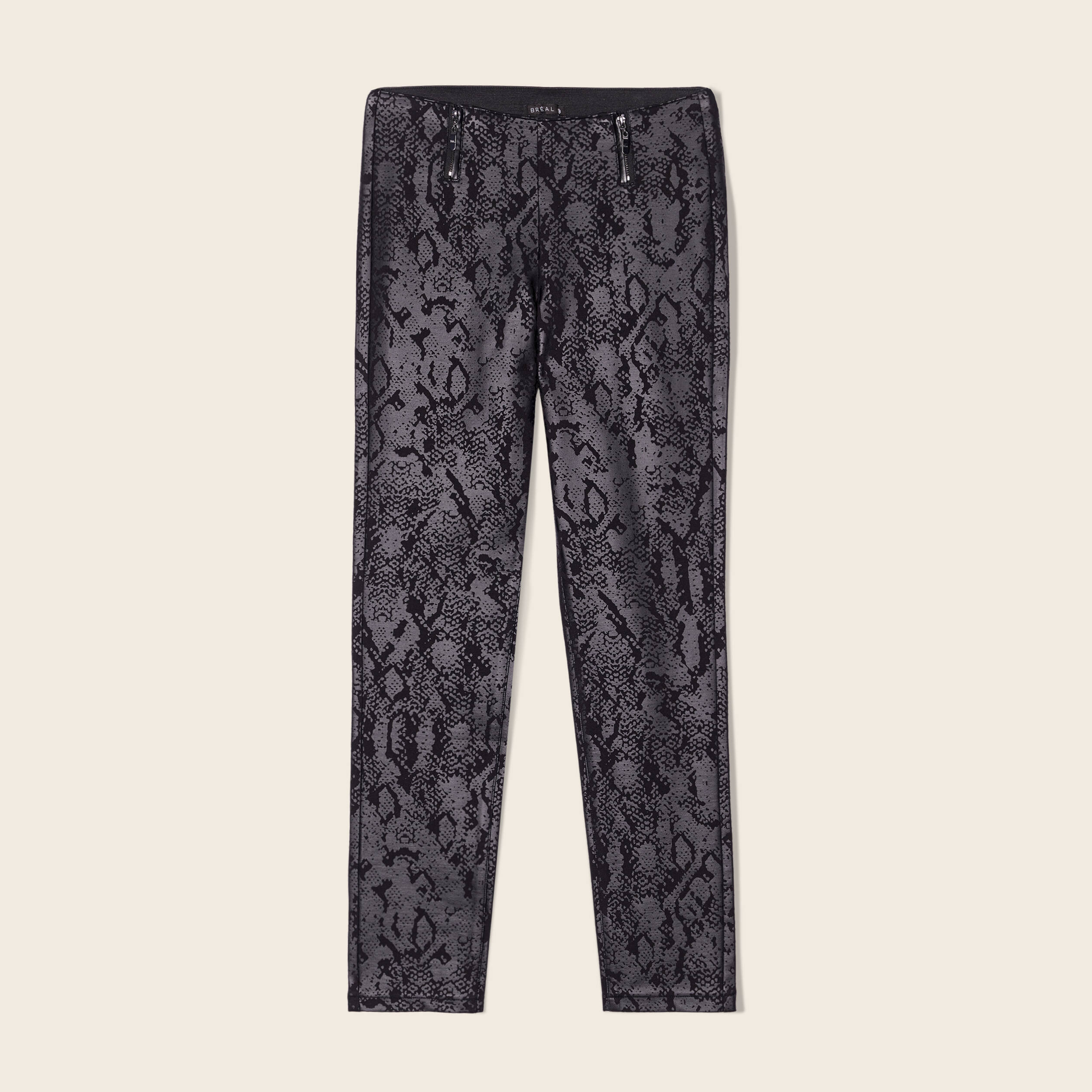 Pantalon tregging 7/8ème noir femme