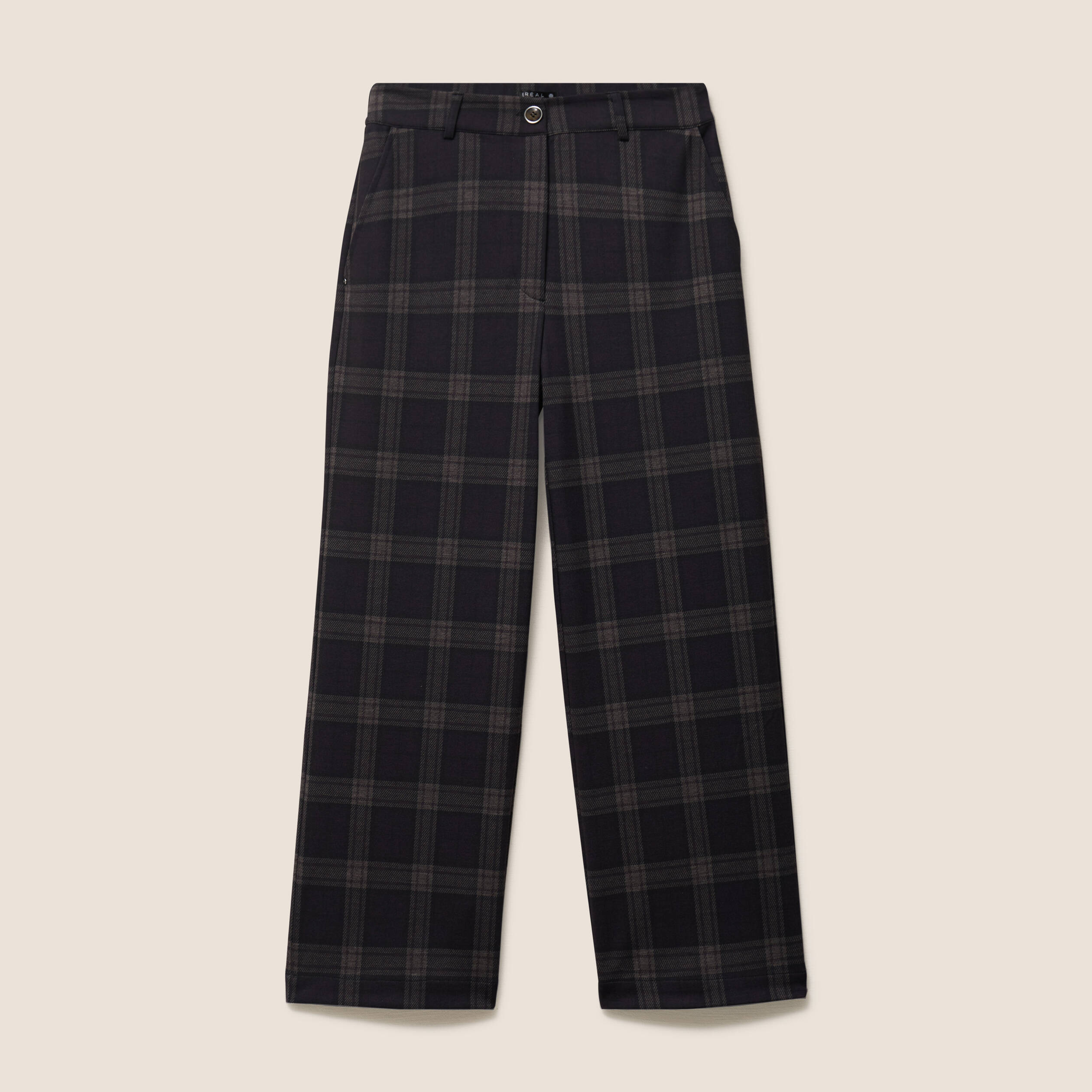 Pantalon gris femme