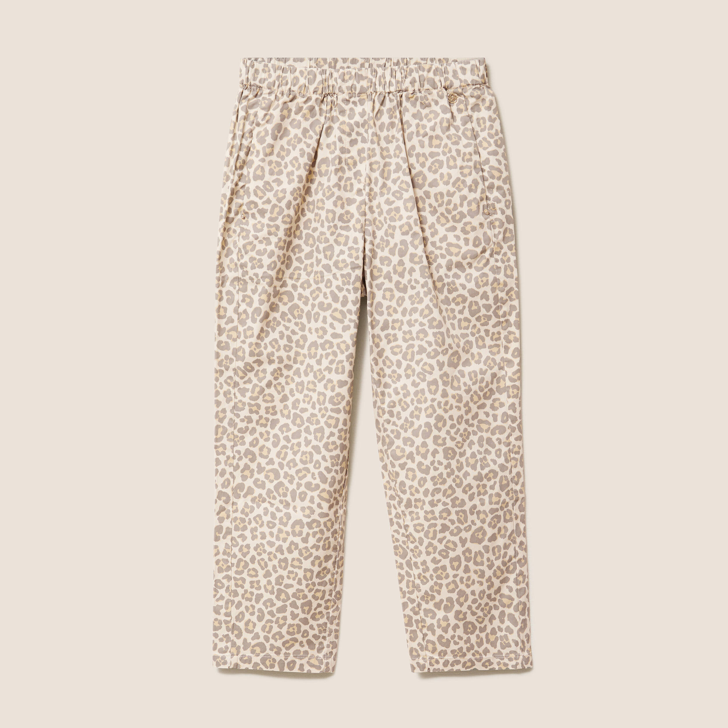 Pantalon mom blanc femme