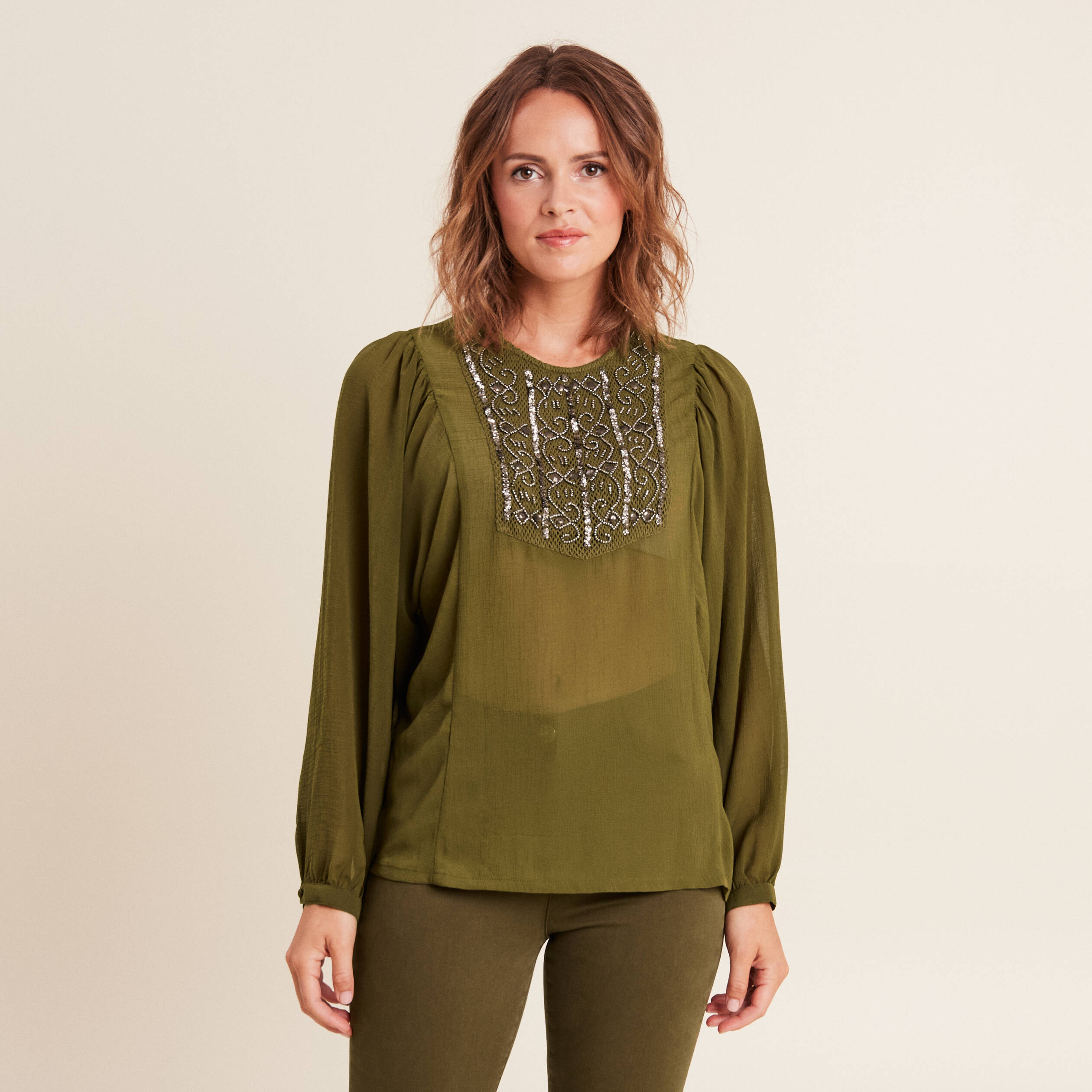 Chemise Manches Longues Ventilée Orvis Performance Outdoor Femme - Taille S - Vert - UPF 40 - Neuf Avec étiquette