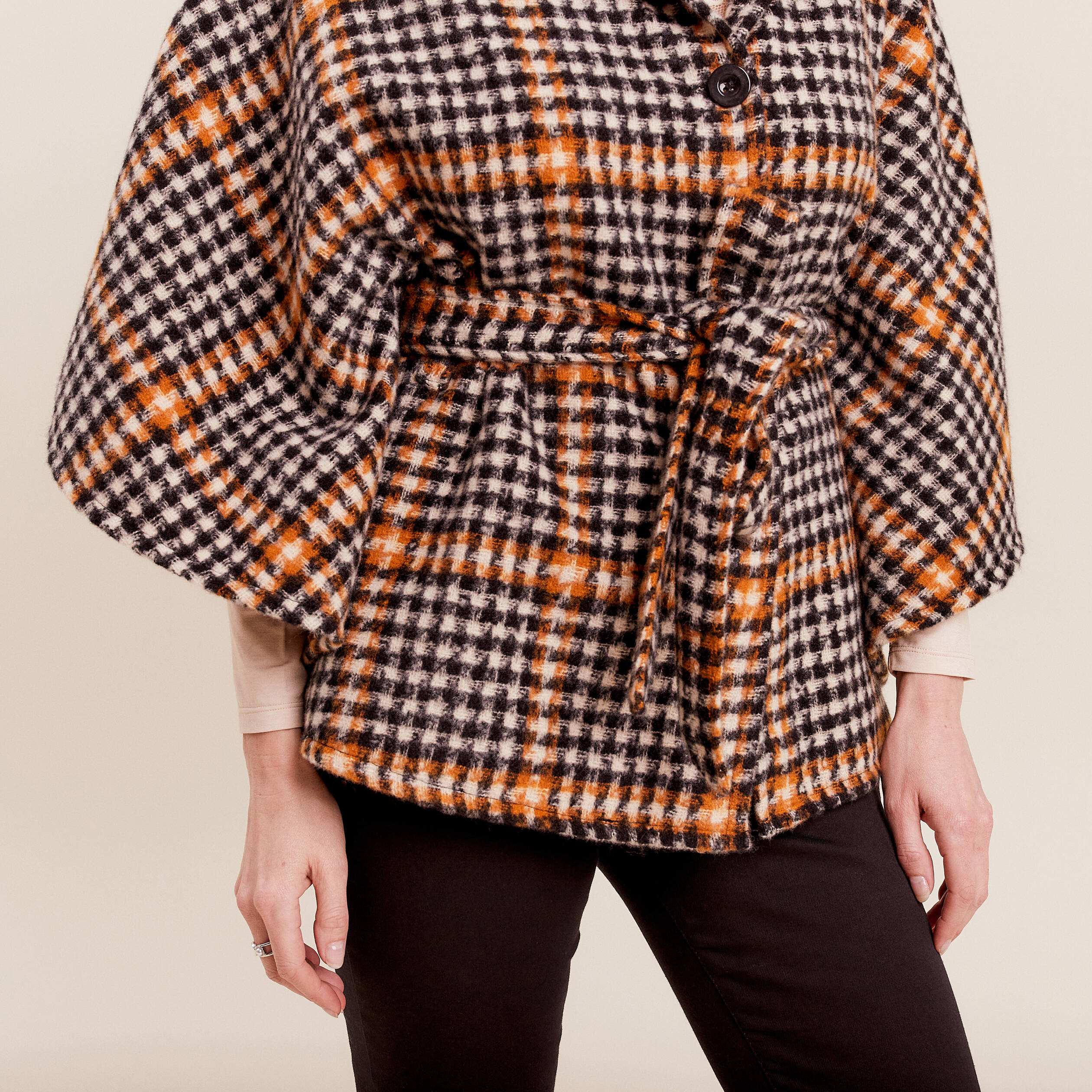 Poncho/cardigan BCBG Max Azria En Cachemire - Couleur Kaki Clair, Taille XS/S, Neuf Avec étiquette